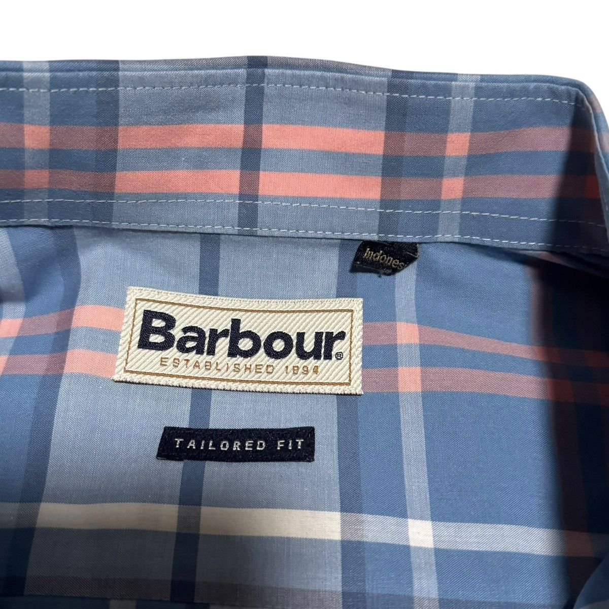 Barbour Barbour Jeff Check Plaid Button Up Long Sleeve Men's Medium Size US M / EU 48-50 / 2 - 4 Thumbnail