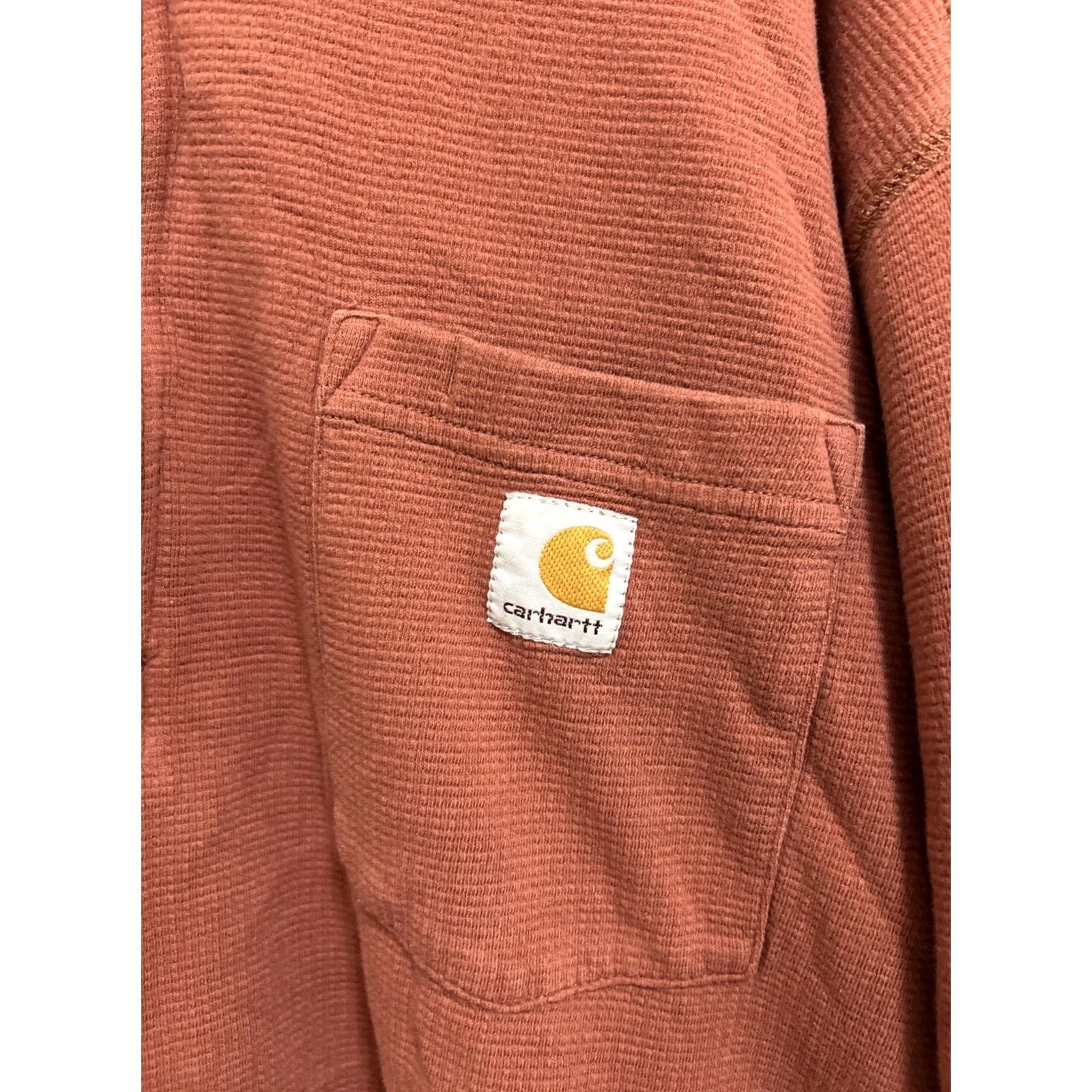 Carhartt Carhartt Long Sleeve Thermal Mens 2XL Red Pullover 1/4 Zip Waffle-Knit Shirt Relaxed Size US XXL / EU 58 / 5 - 4 Thumbnail