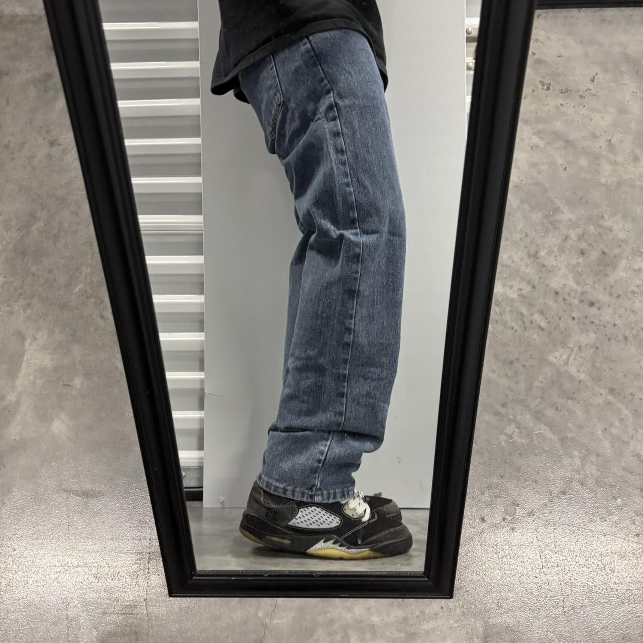 Japanese Brand × Vintage Crazy Vintage Y2K/2000s Grunge Dark Wash Essential Denim Jeans! Size US 29 - 2 Thumbnail