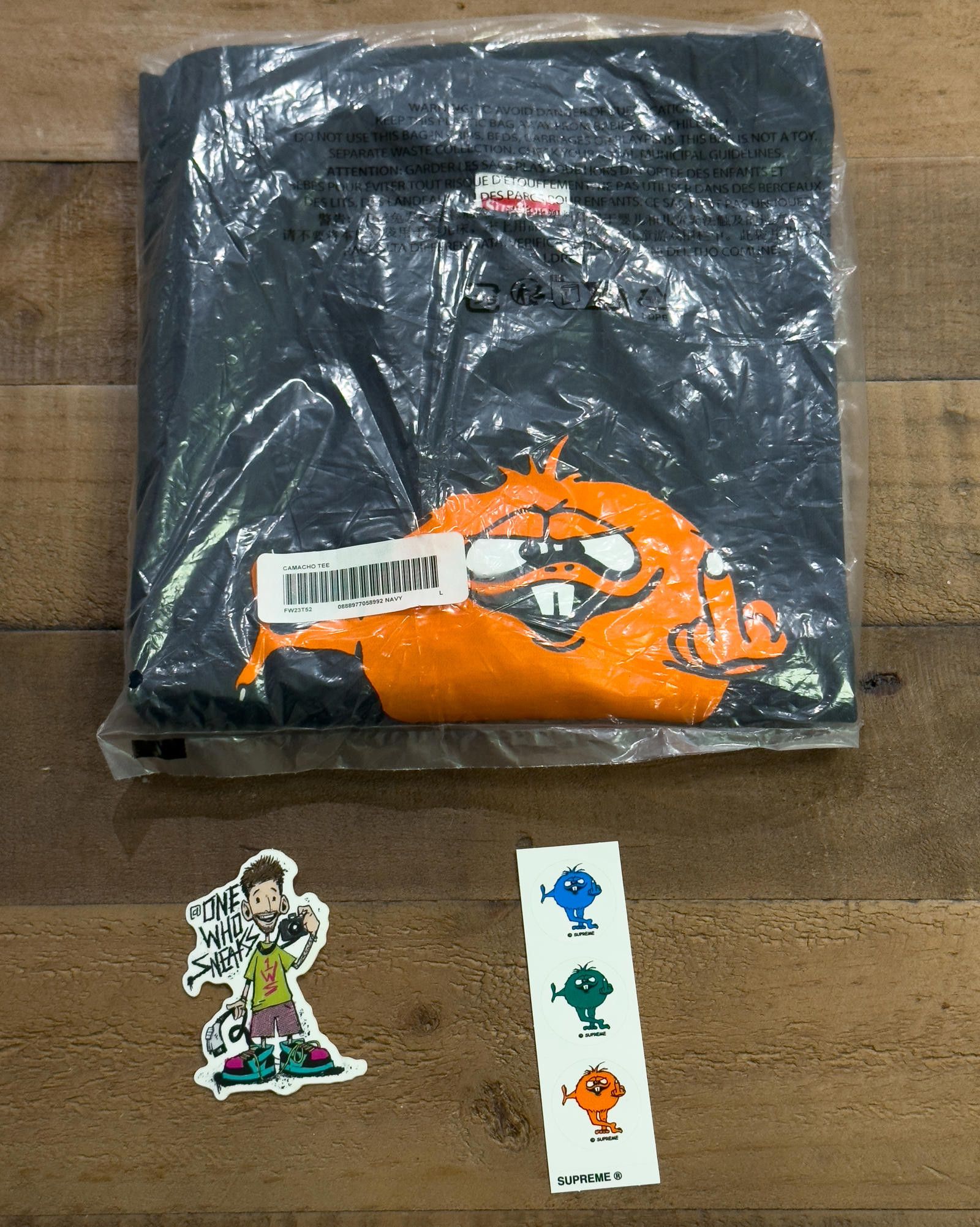 Supreme Supreme Camacho Tee & Sticker Size Large Size US L / EU 52-54 / 3 - 1 Thumbnail