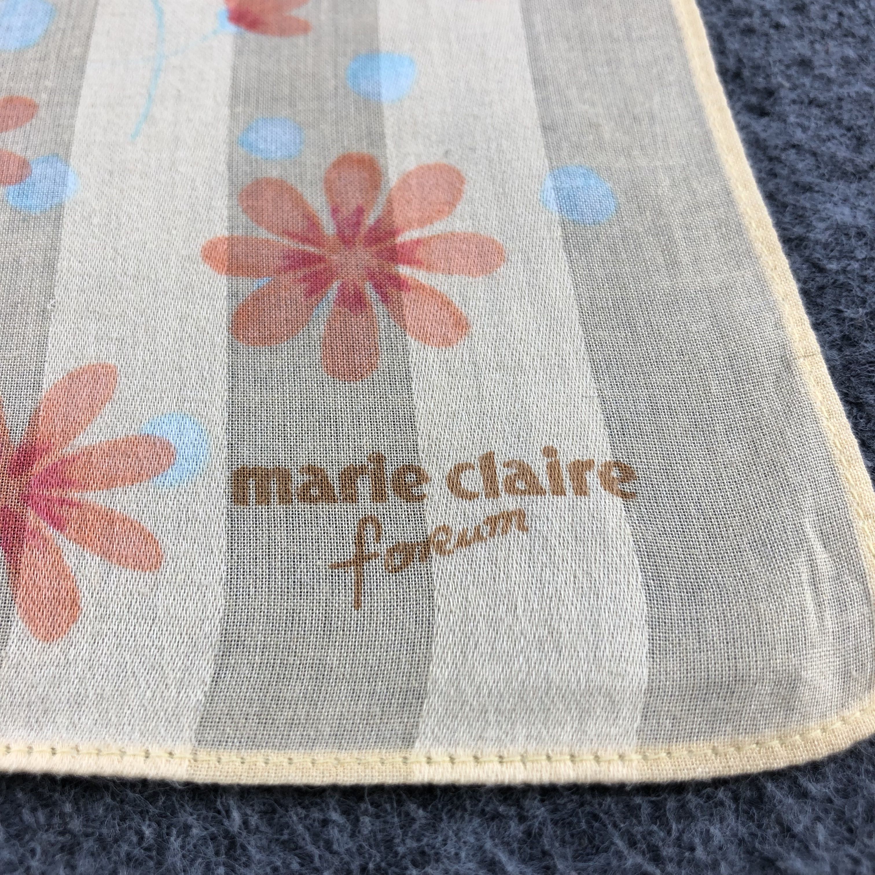 Japanese Brand Marie Claire Handkerchief Neckerchief Bandana H1396 Size ONE SIZE - 3 Thumbnail
