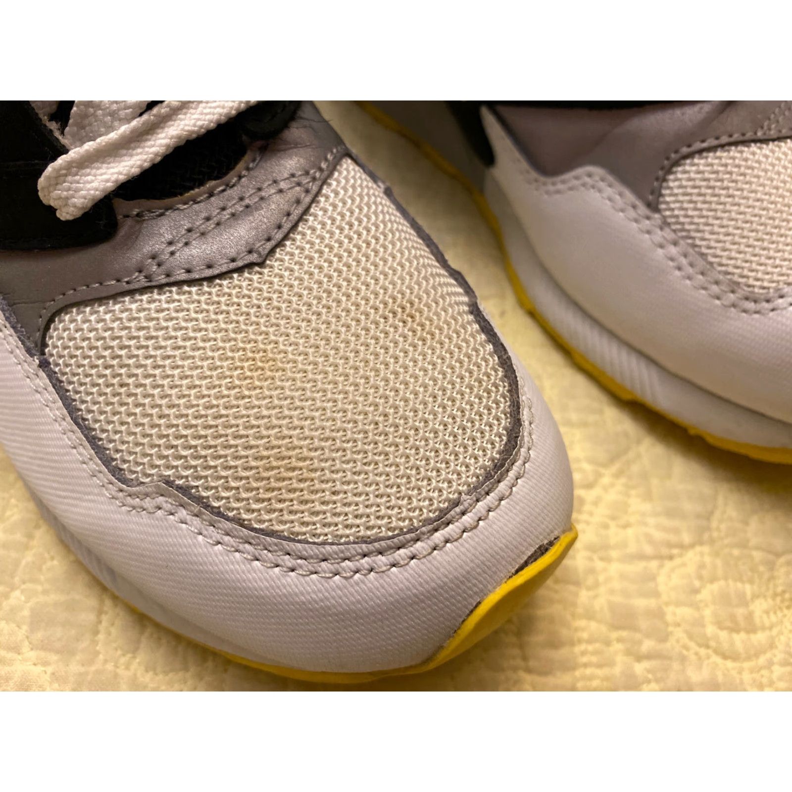 New Balance 878 Sneakers Men's Size 8D White Black Yellow Comfort Running