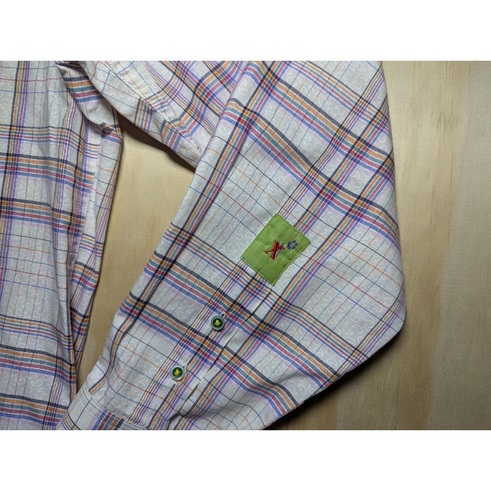 Robert Graham Robert Graham Men's Large X Collection Plaid Button Shirt Size US L / EU 52-54 / 3 - 5 Thumbnail