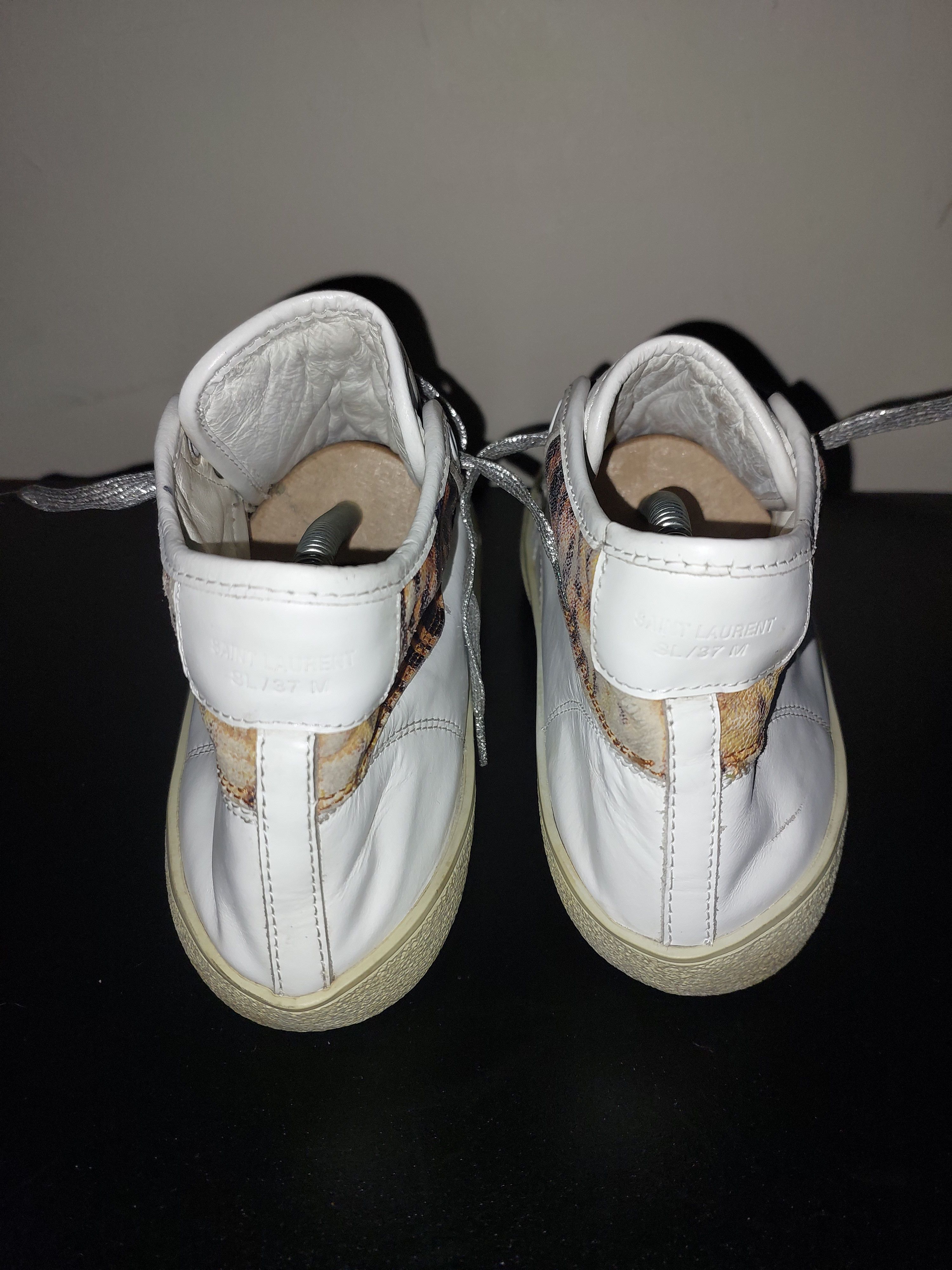 Saint Laurent Paris Hedi Surf Sound SL37 High Canvas sneakers Size US 7 / EU 40 - 5 Thumbnail