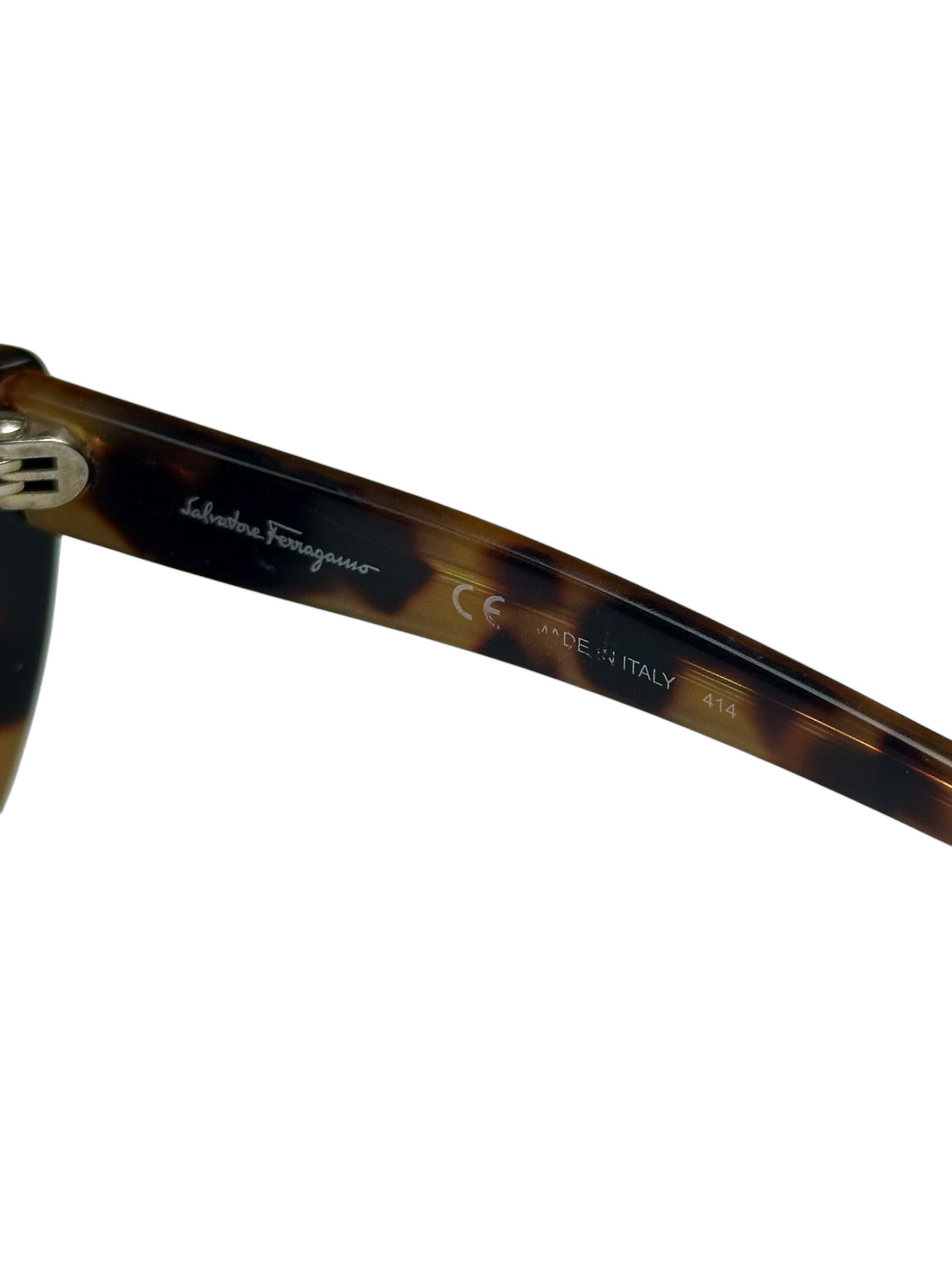 Salvatore Ferragamo Ferragamo Round Square Sunglasses Size ONE SIZE - 4 Thumbnail