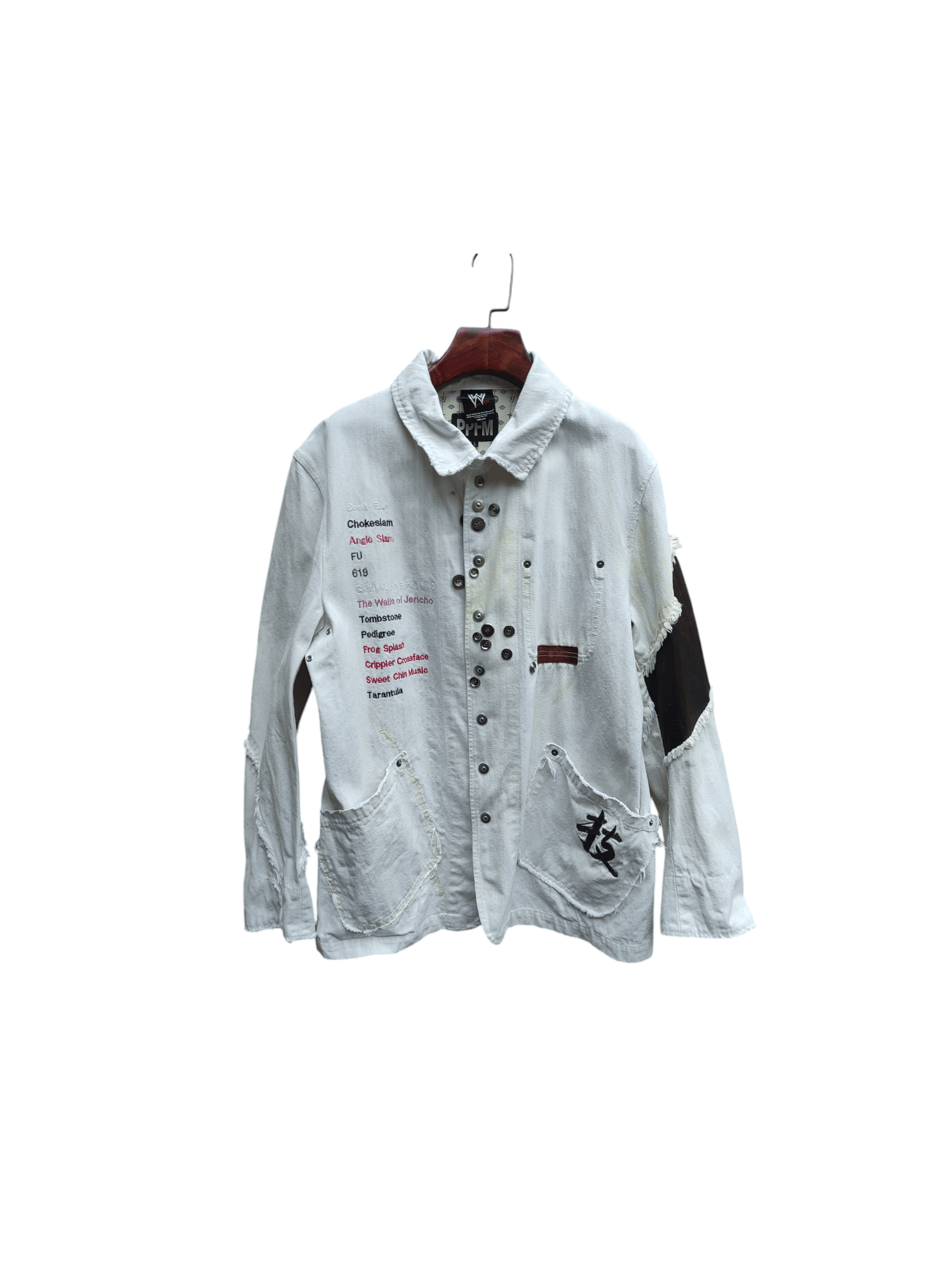 PPFM PPFM X WWE DENIM JACKET DESIGN DISTRESSED Size US M / EU 48-50 / 2 - 2 Thumbnail