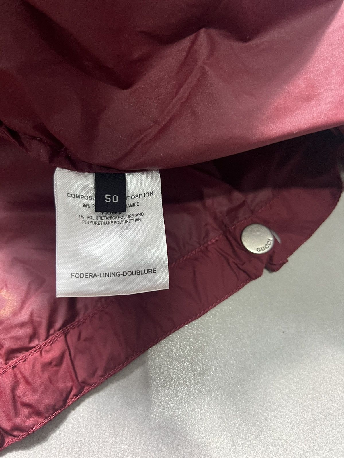 Gucci Gucci - Tom Ford - Maroon Windbreaker Size US M / EU 48-50 / 2 - 9 Thumbnail