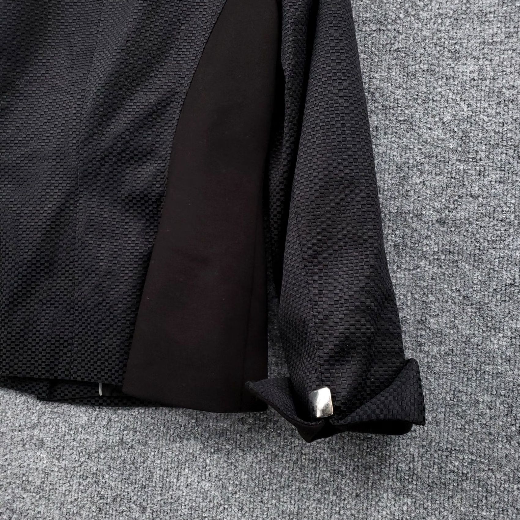 Vintage Mary Kay Women 4 Black Blazer Collared Fitted Long Sleeve Business Formal Jacket Size S / US 4 / IT 40 - 7 Thumbnail