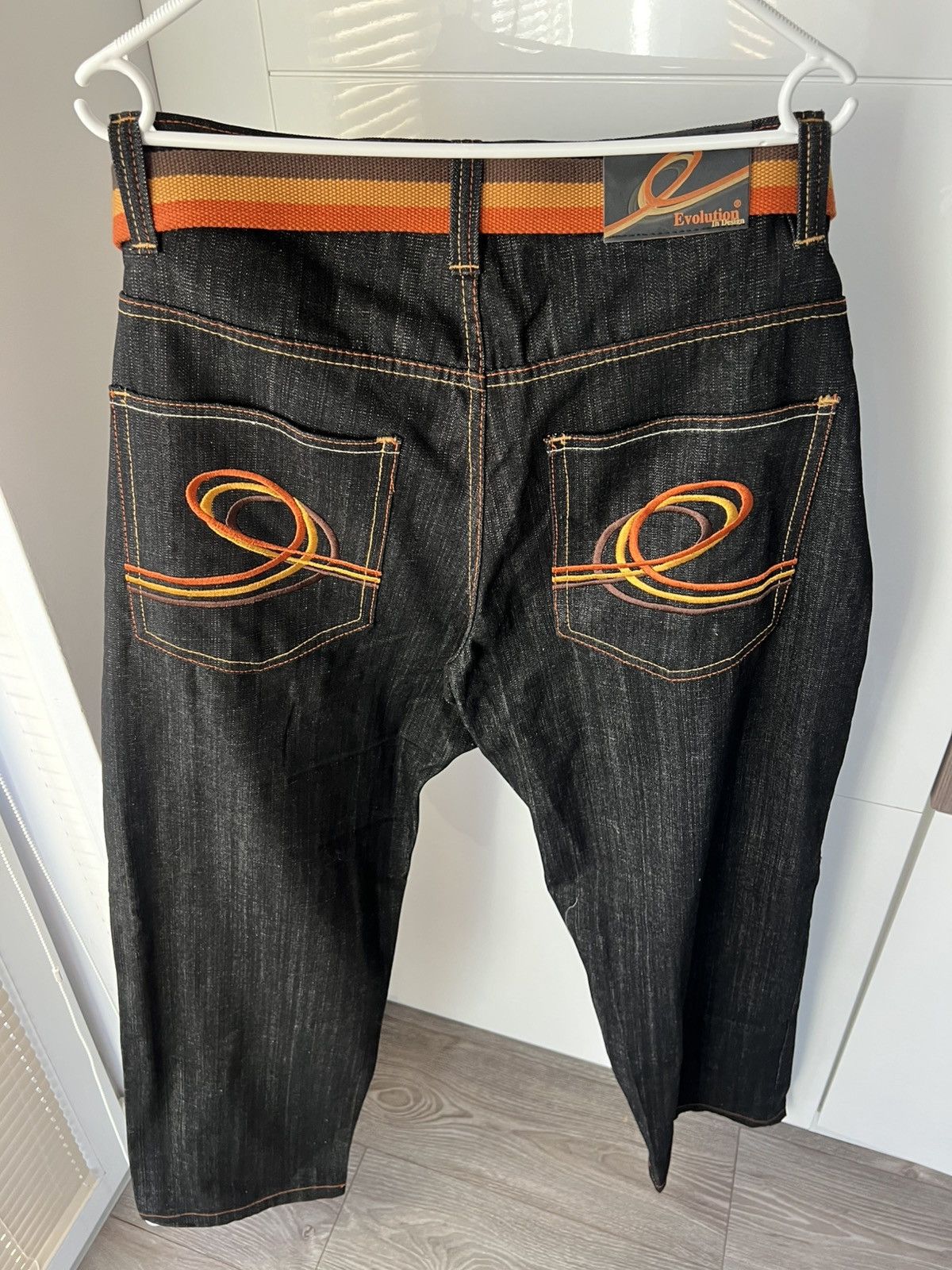 Other Evolution in Design Rap Y2k Men’s Embroidered Logo OG Jeans Size US 36 / EU 52 - 10 Thumbnail