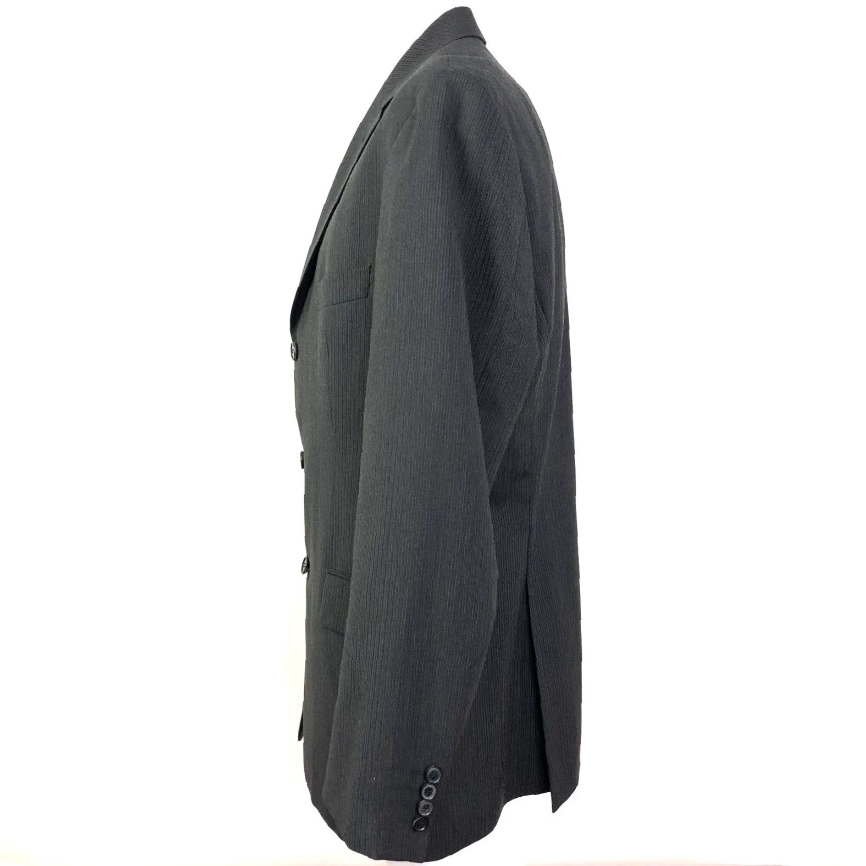 Hugo Boss Hugo Boss Men's 100% Wool Three-Button Sport Coat Jacket Brown Blue MINT Size US XS / EU 42 / 0 - 4 Thumbnail