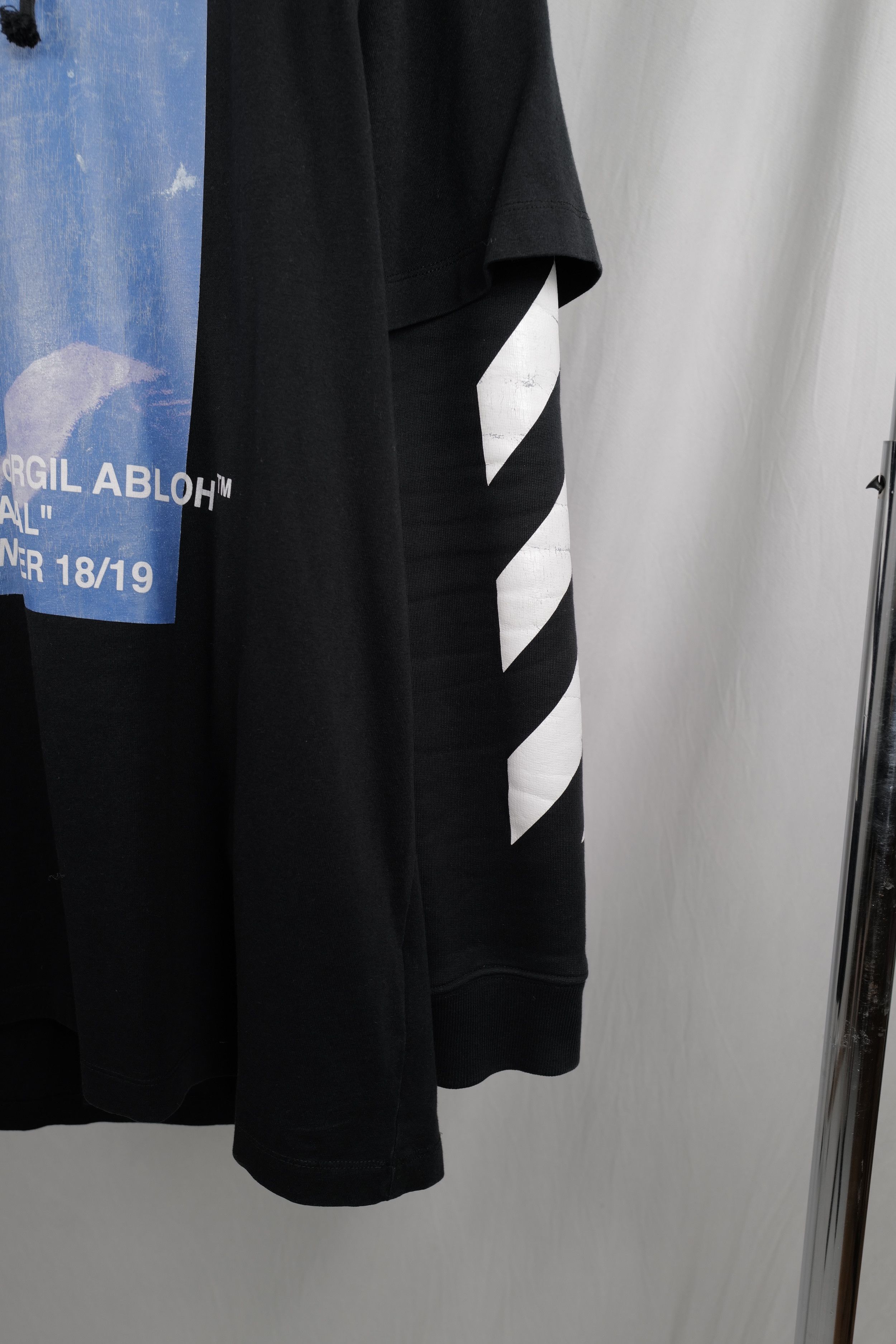 Off-White OFF-WHITE TSHIRT OVER HOODIE Size US L / EU 52-54 / 3 - 7 Thumbnail
