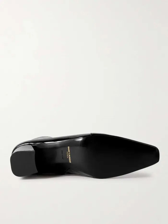 Saint Laurent Paris o1la1rc1a0226 776861 Ralner Boots in Patent Leather in Black Size US 6 / EU 39 - 6 Thumbnail