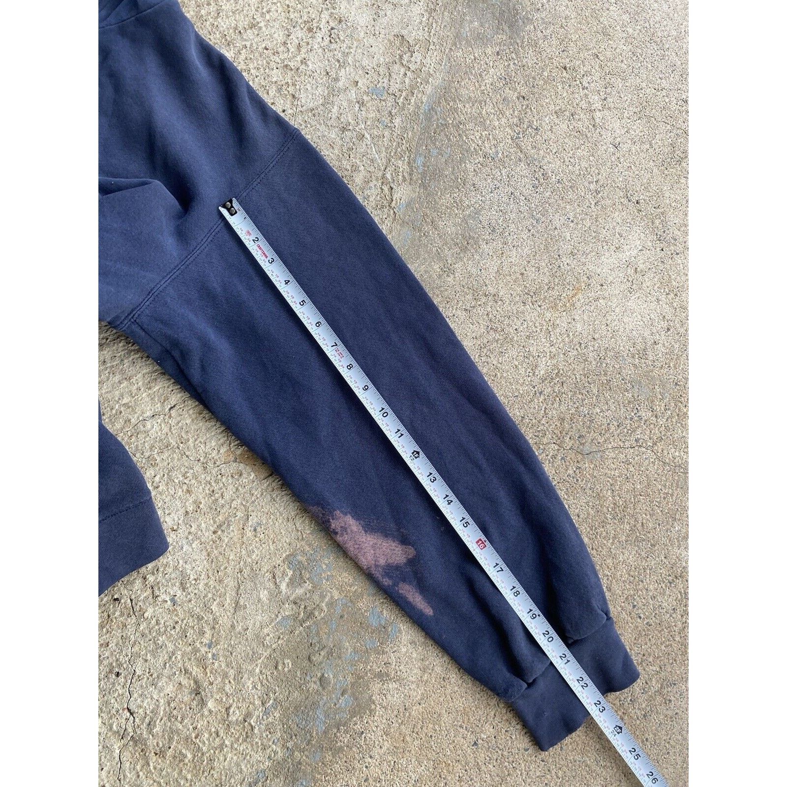 Nike Vtg Y2K NIKE Center Swoosh Check Hoodie Faded Distressed Size US XL / EU 56 / 4 - 16 Thumbnail