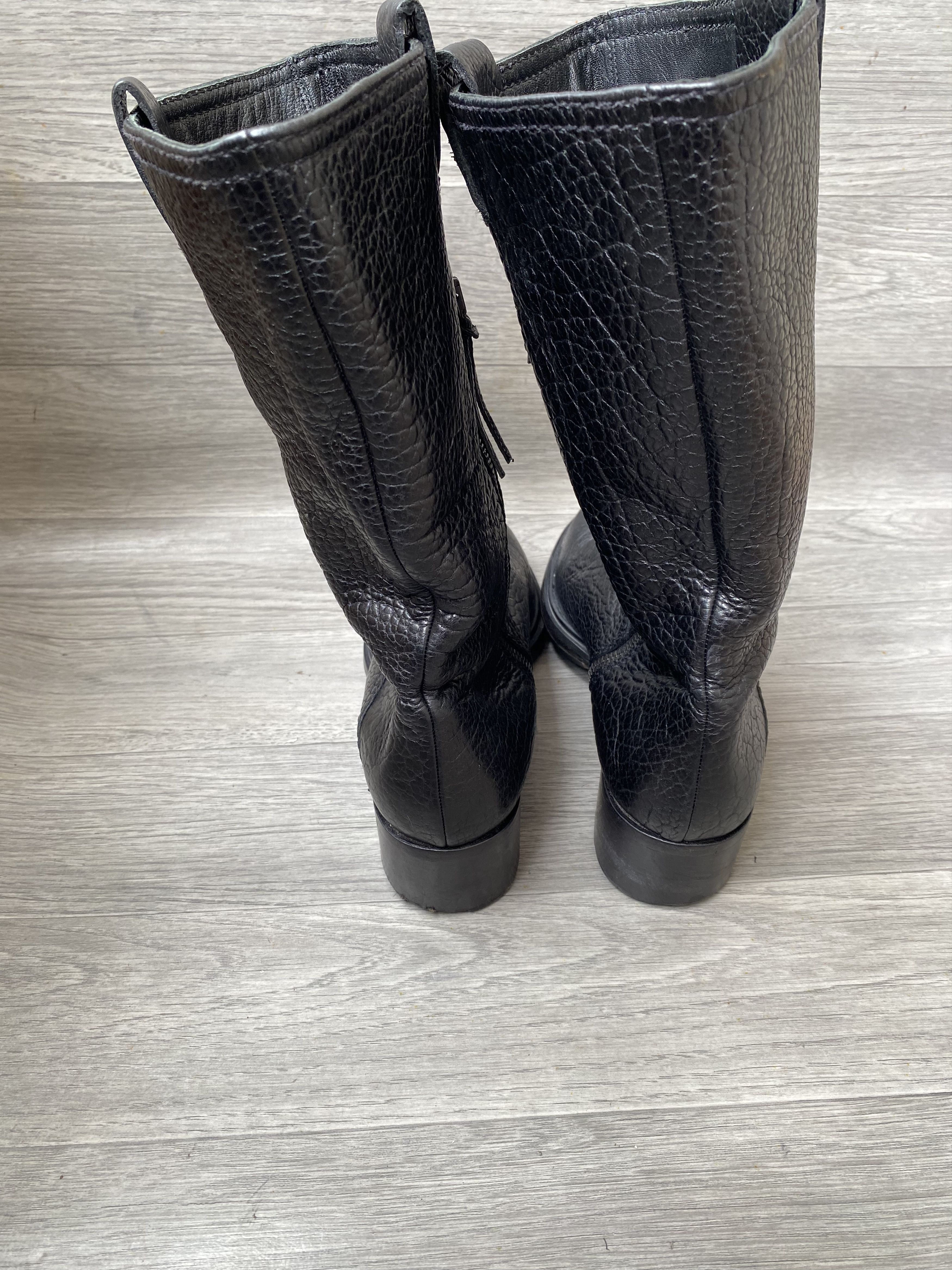 Miu Miu Miu miu x prada pebble grain pull on boots sz 41 Size US 10.5 / IT 40.5 - 5 Thumbnail