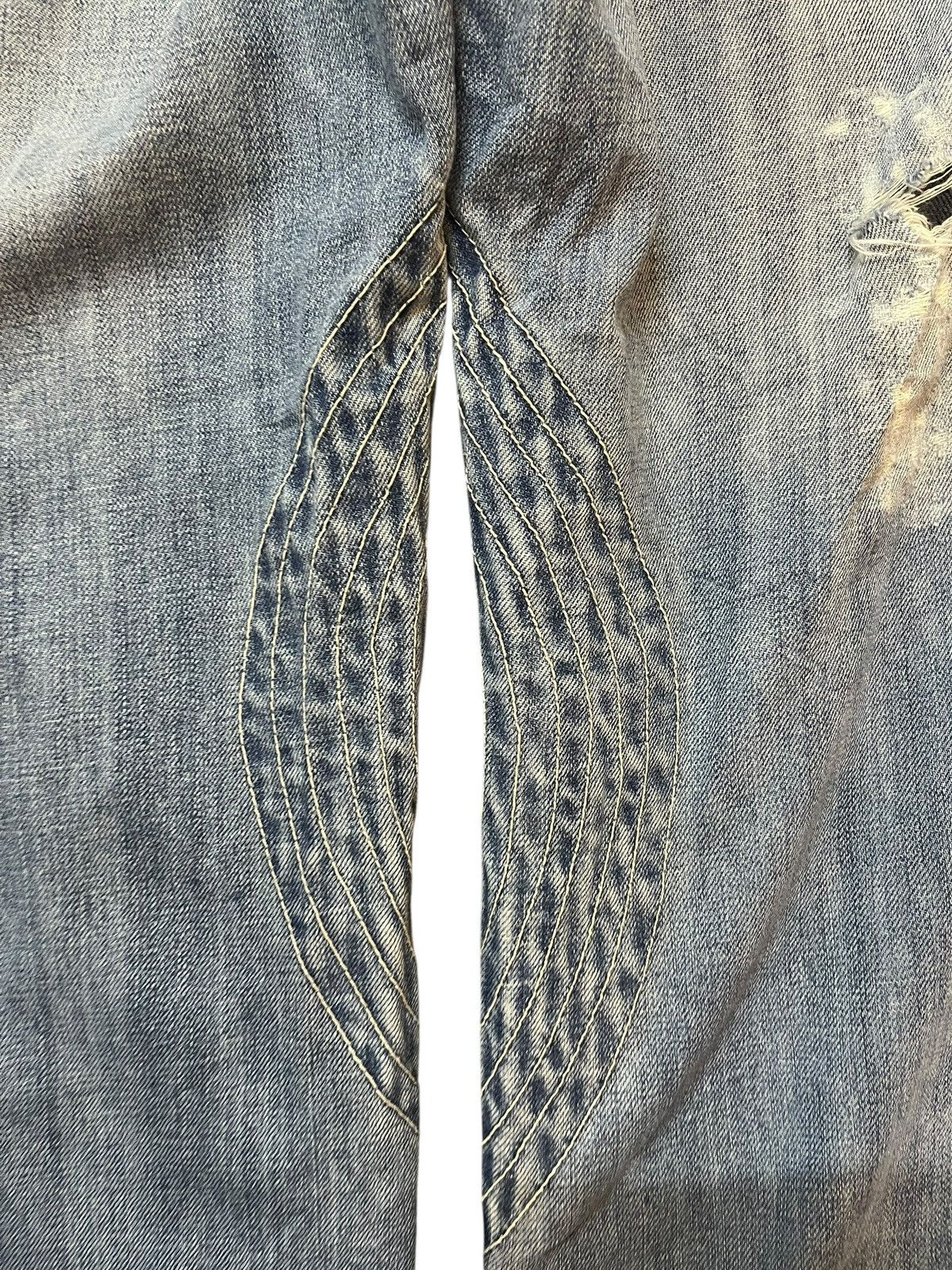 Beauty Beast Vintage Ikka Baggy Wide Leg Avant Garde Grunge Denjm Size US 38 / EU 54 - 8 Thumbnail