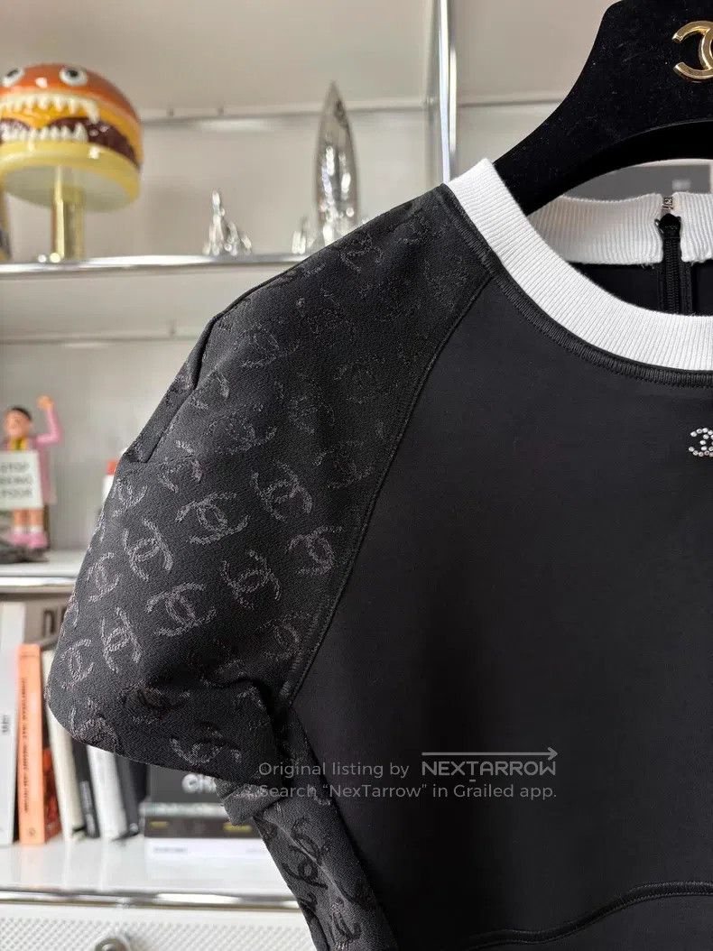 Chanel Chanel 24C black stitching double C dark pattern fine flas Size XS / US 0-2 / IT 36-38 - 3 Thumbnail