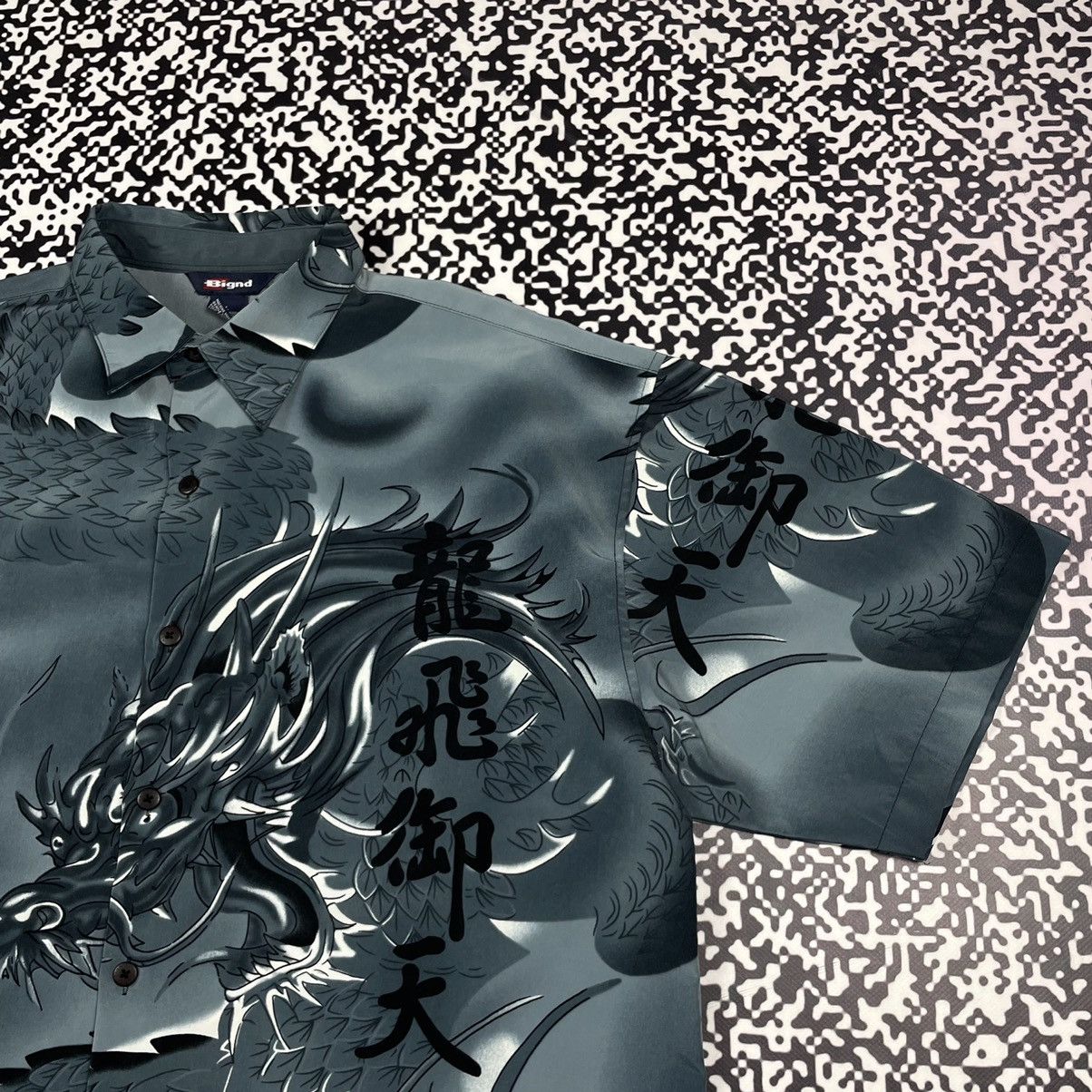 Anime Vintage 90s JAPANESE Dragon Art All Over Shirt Anima Style Size US L / EU 52-54 / 3 - 10 Thumbnail