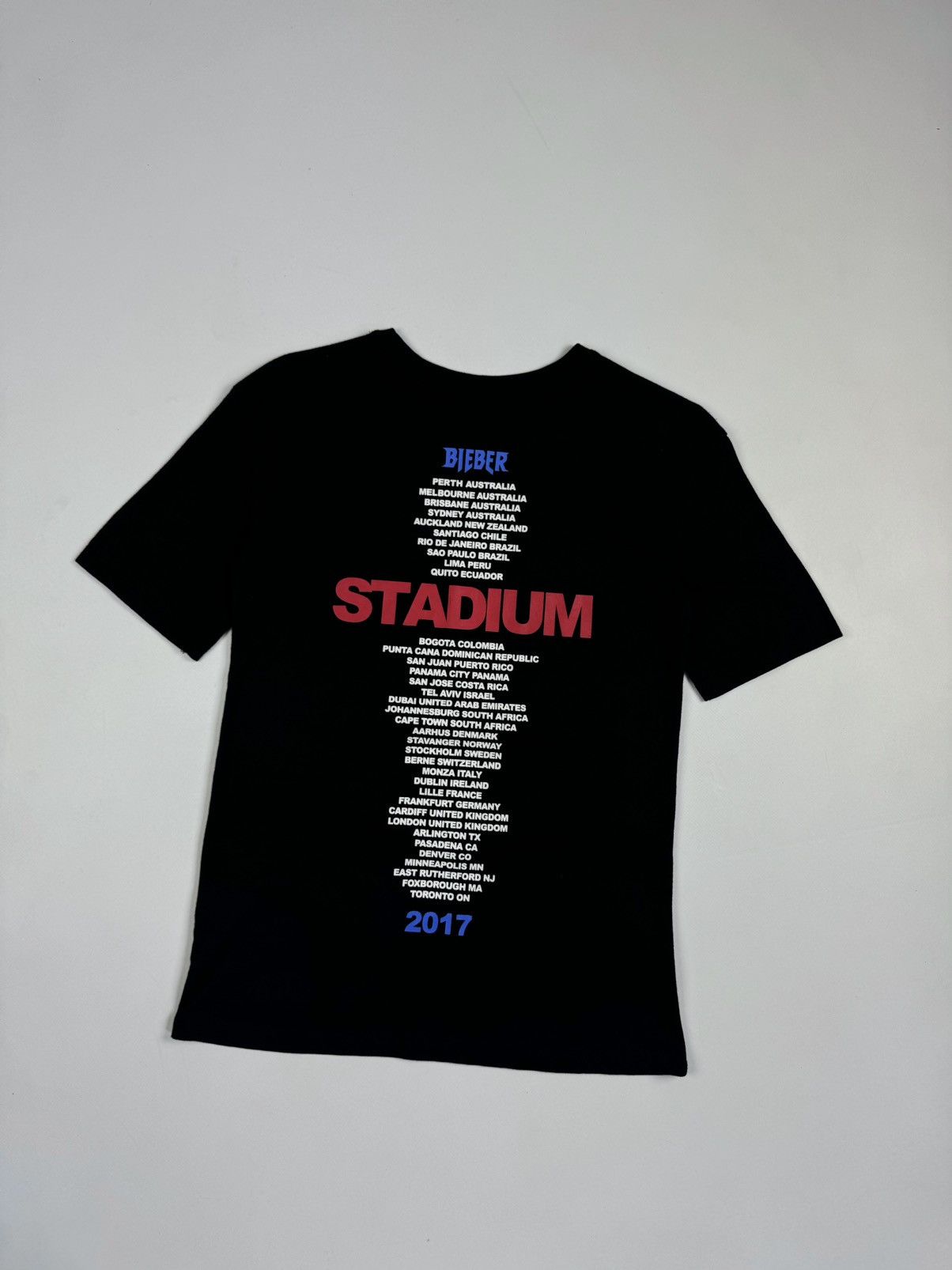 Divided × H&M × Justin Bieber Justin Bieber Team Divided by H&M Short Sleeve Black T-Shirt Size XS / US 0-2 / IT 36-38 - 2 Thumbnail