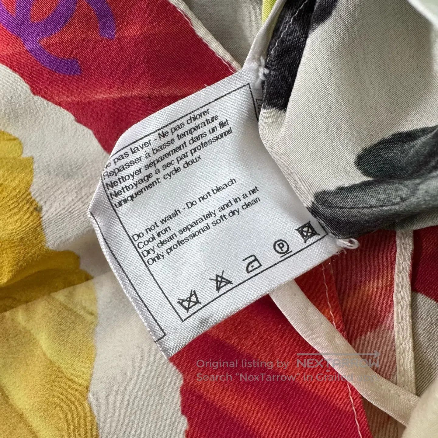 Chanel Chanel Anti-War Series: Colorful Silk Vest Dress| Size S / US 4 / IT 40 - 6 Thumbnail