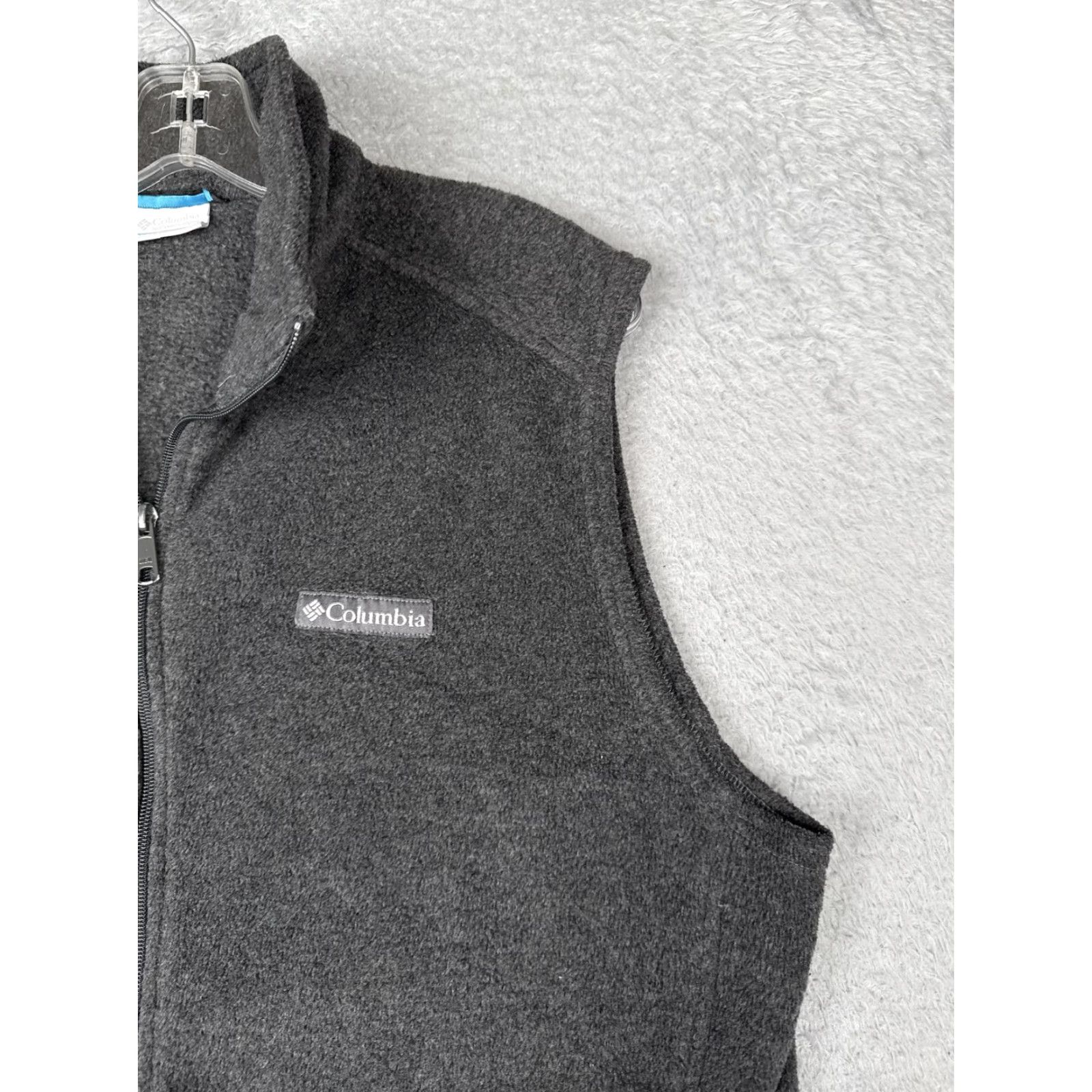 Vintage Columbia Fleece Vest Mens Large Gray Full Zip Sleeveless Jacket Outdoor Hiking Size US L / EU 52-54 / 3 - 5 Thumbnail