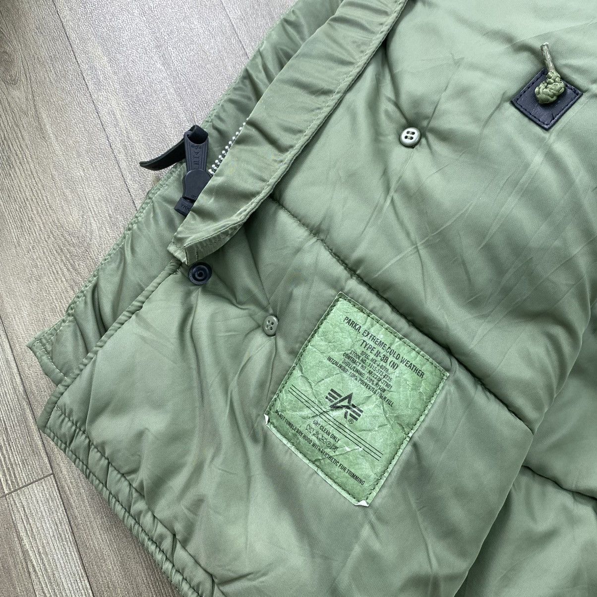 Alpha Industries Vintage Alpha Industries N3B Military Army Bomber Fur Jacket Size US XL / EU 56 / 4 - 14 Thumbnail