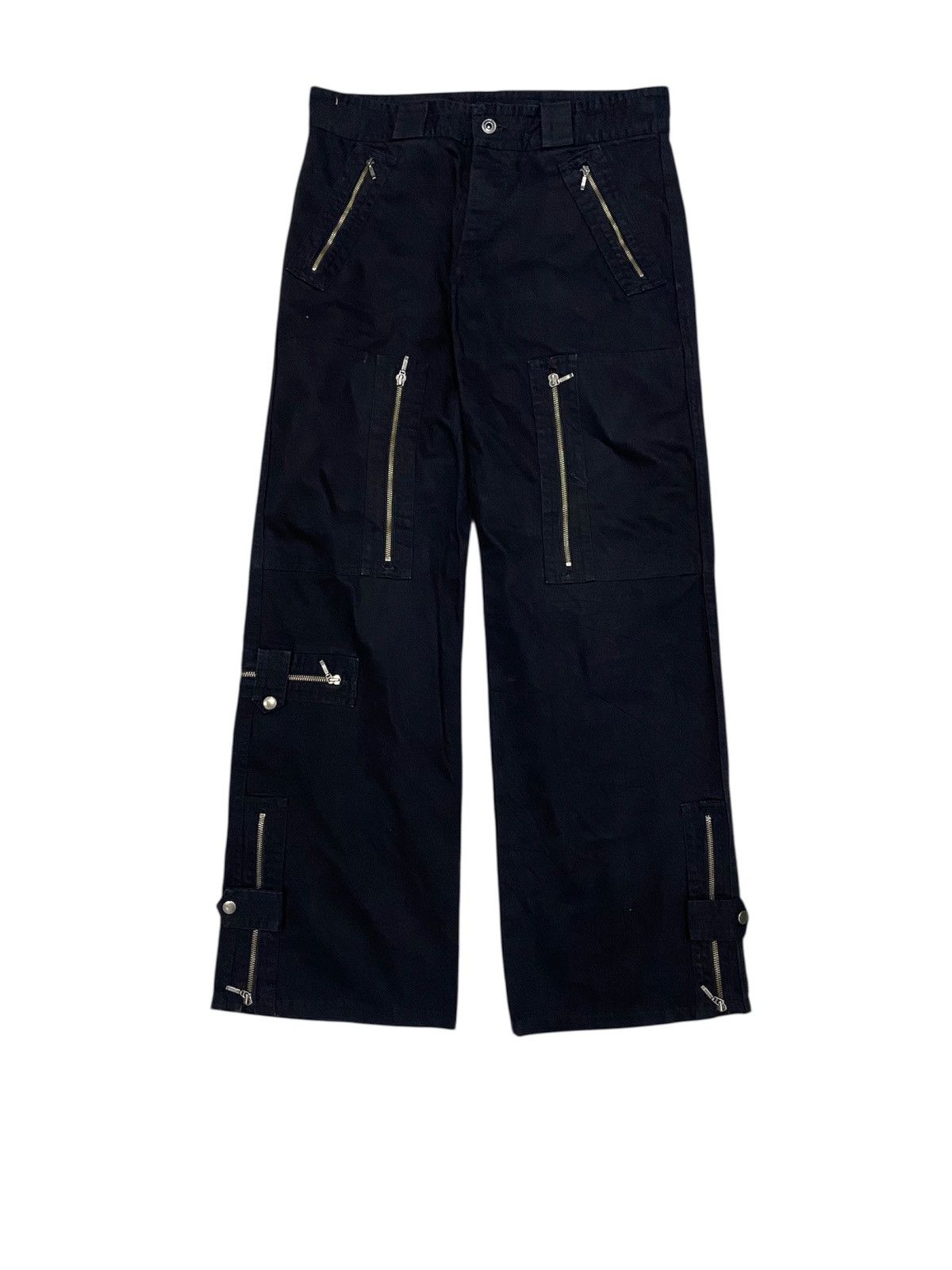 Shellac 2000s Shellac Bondage Wide Leg baggy pants Size US 34 / EU 50 - 1 Thumbnail