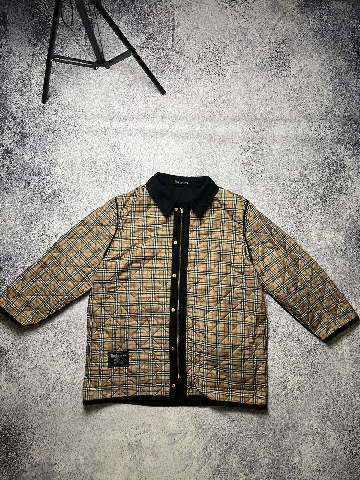 Burberry Vintage Burberrys luxury Quilted Lined Jacket Size US S / EU 44-46 / 1 - 16 Thumbnail