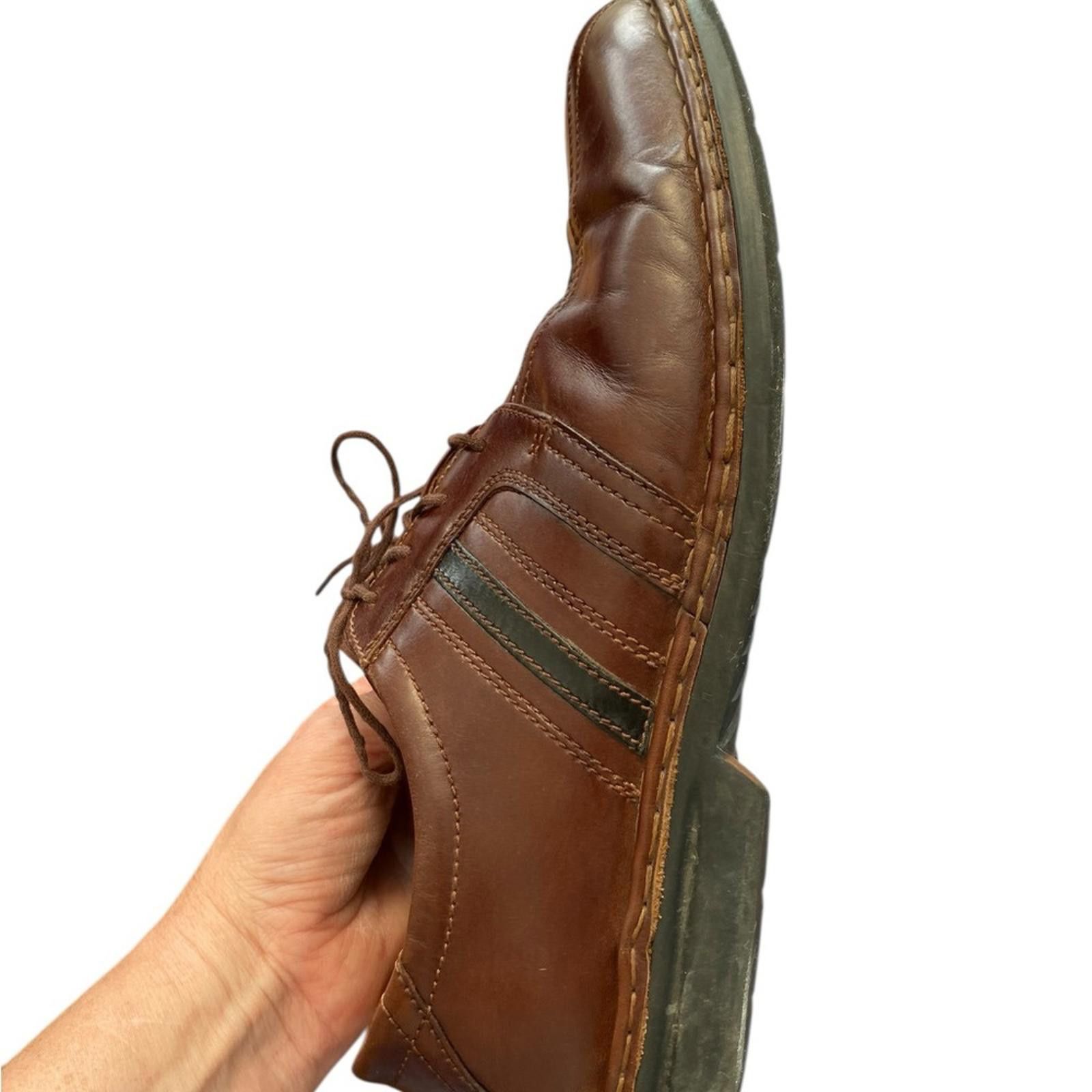 JOSEF SEIBAL Josef Seibel Brown Leather Oxfords Classic Lace-Up Design Size US 12 / EU 45 - 5 Thumbnail