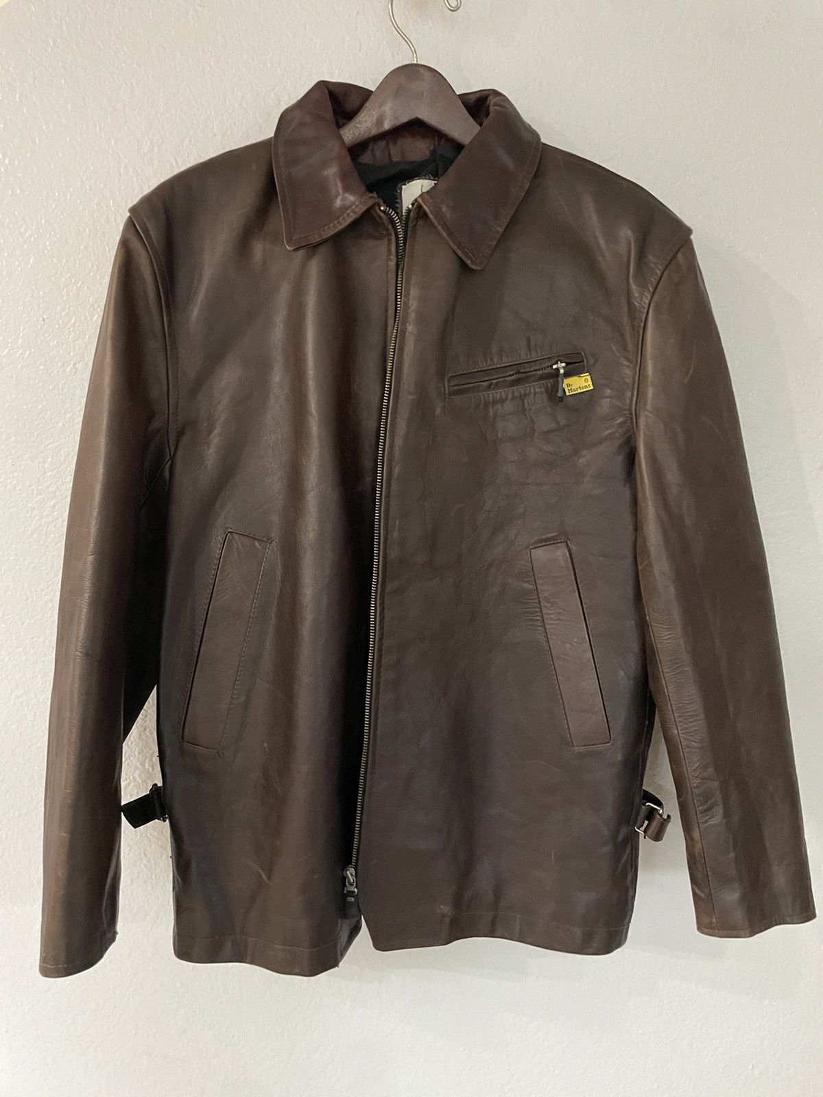 Dr. Martens Vintage 90’s Dr. Martens Leather Bomber Jacket Size US M / EU 48-50 / 2 - 1 Thumbnail