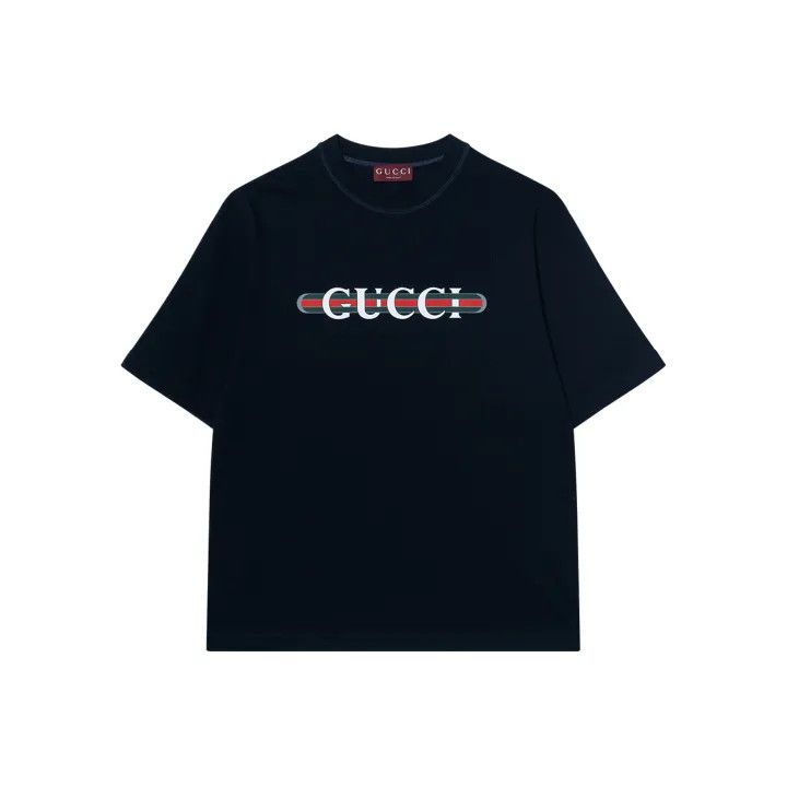 Gucci Gucci Logo Print Short Sleeve T-Shirt Size US M / EU 48-50 / 2 - 1 Thumbnail