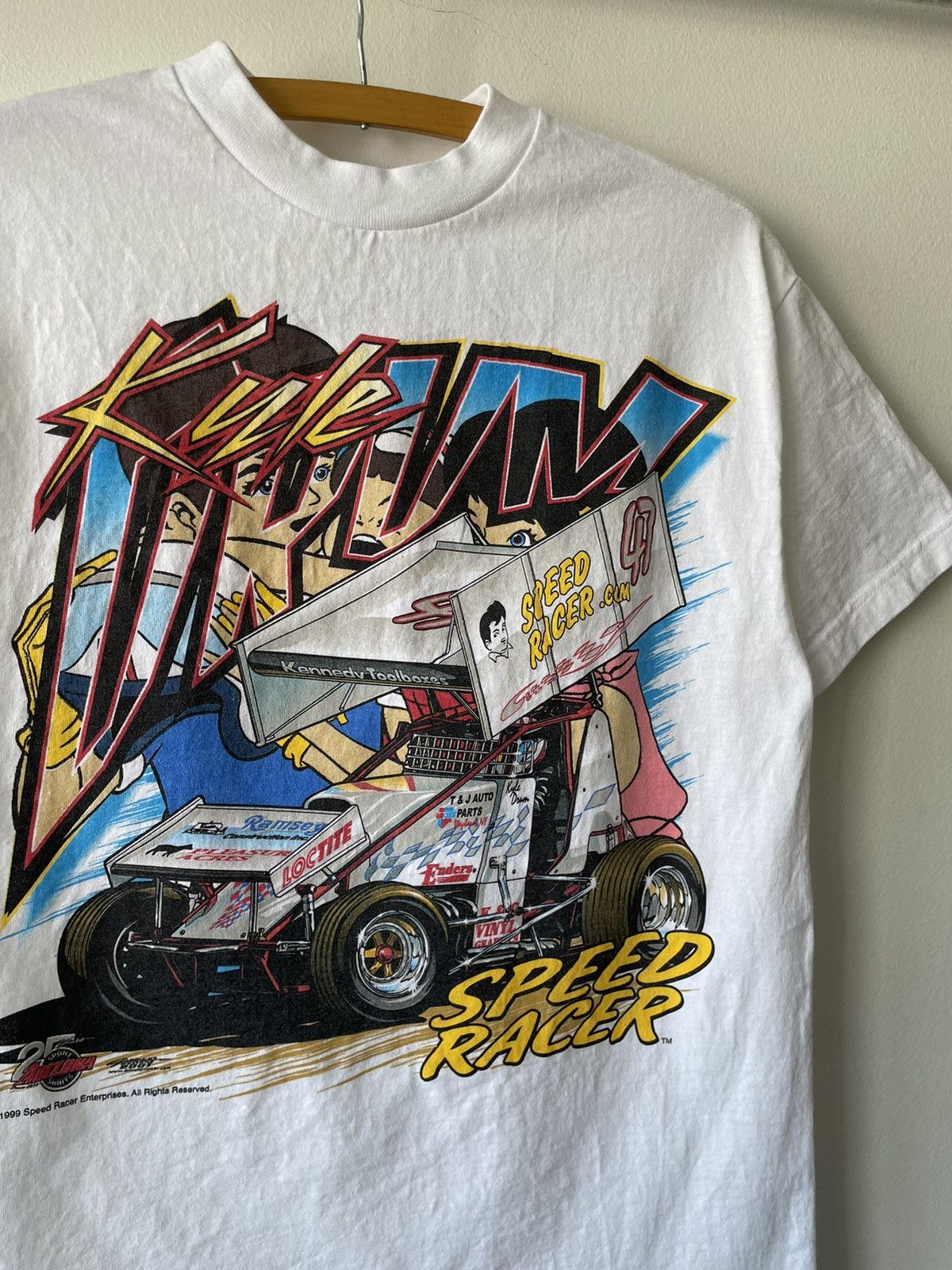 Vintage Vintage 1999 Speed Racer Anime Racing tee Size US M / EU 48-50 / 2 - 5 Thumbnail