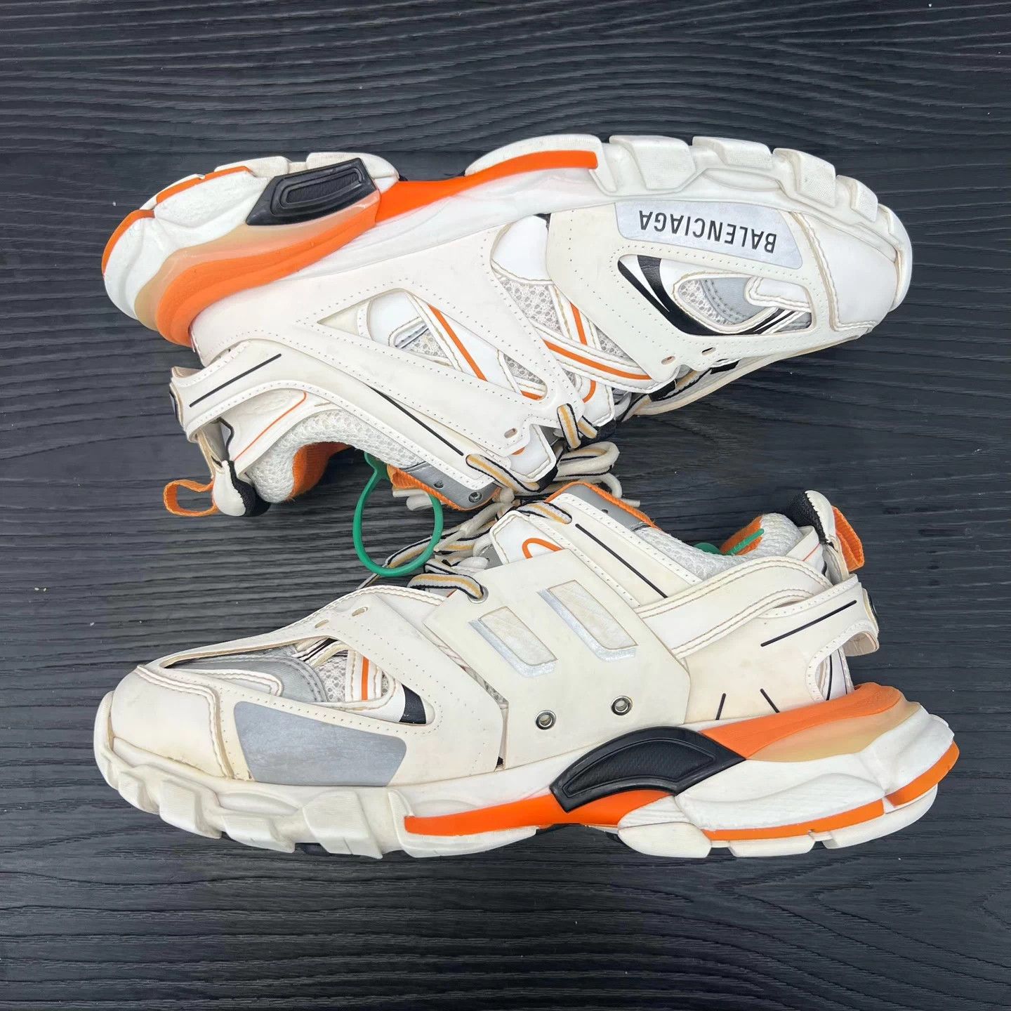 Balenciaga Balenciaga Track White Orange 39 New Box 1999 CH24403 Size US 6 / EU 39 - 2 Thumbnail