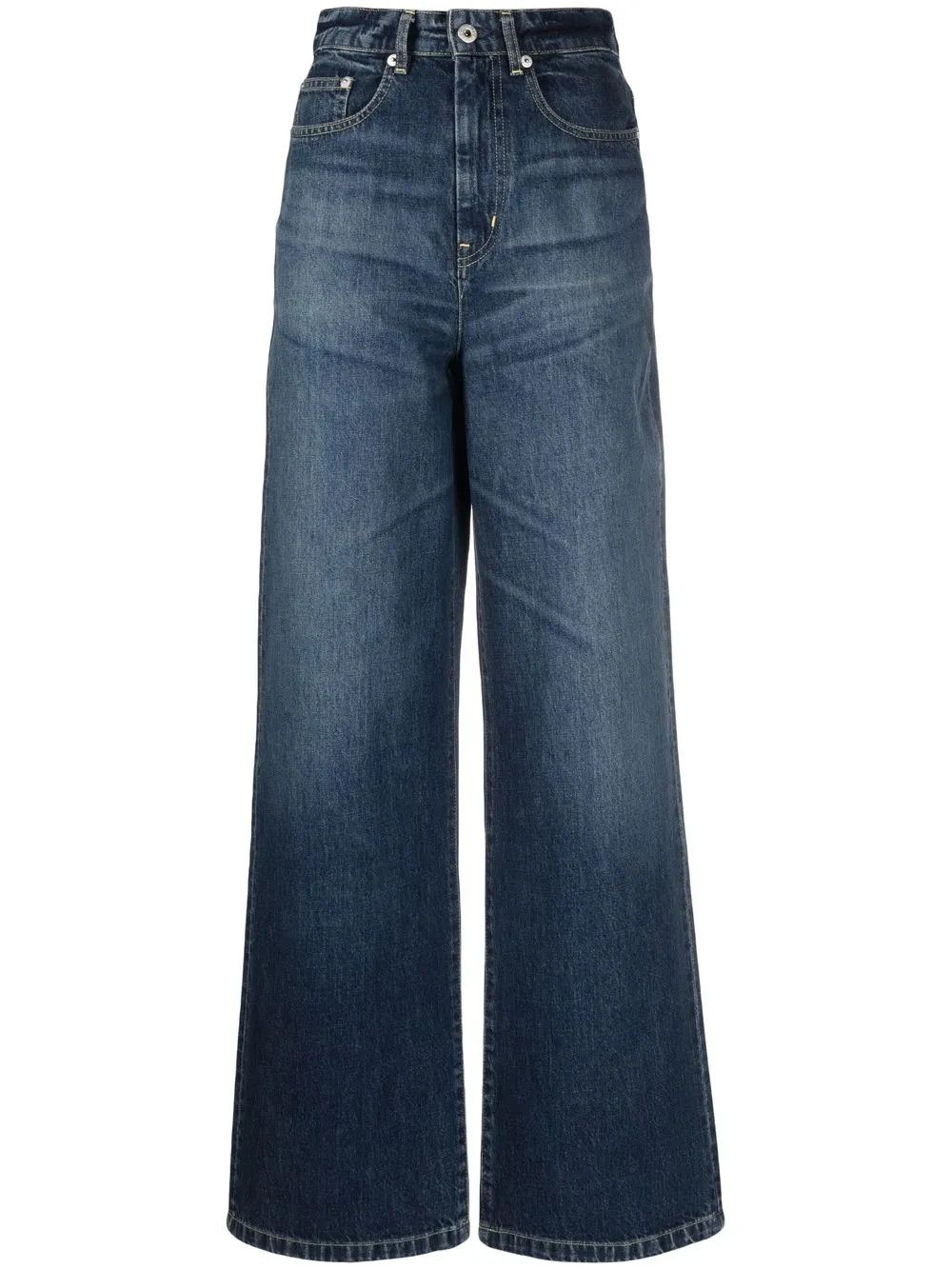 Kenzo o1y1025 Denim Pant in Blue Size 28" / US 6 / IT 42 - 1 Thumbnail
