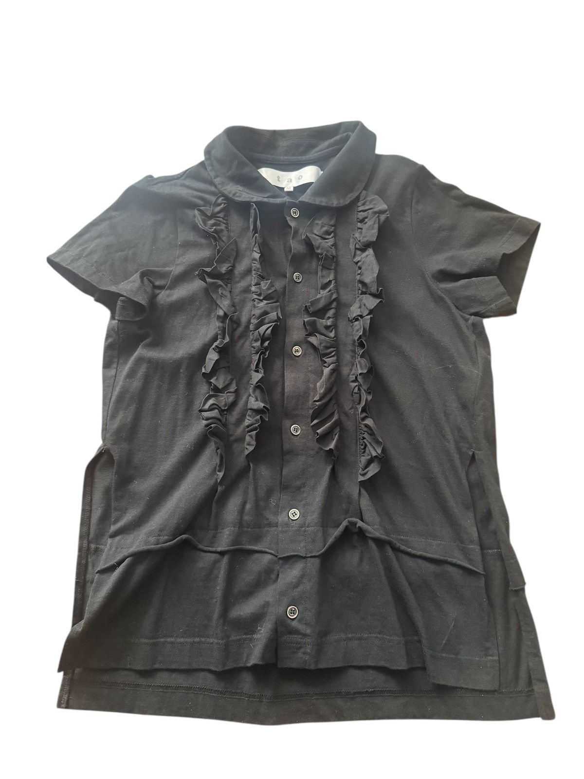 Comme des Garcons Comme Des Garcon x TAO Black short sleeve button up Size M / US 6-8 / IT 42-44 - 1 Thumbnail