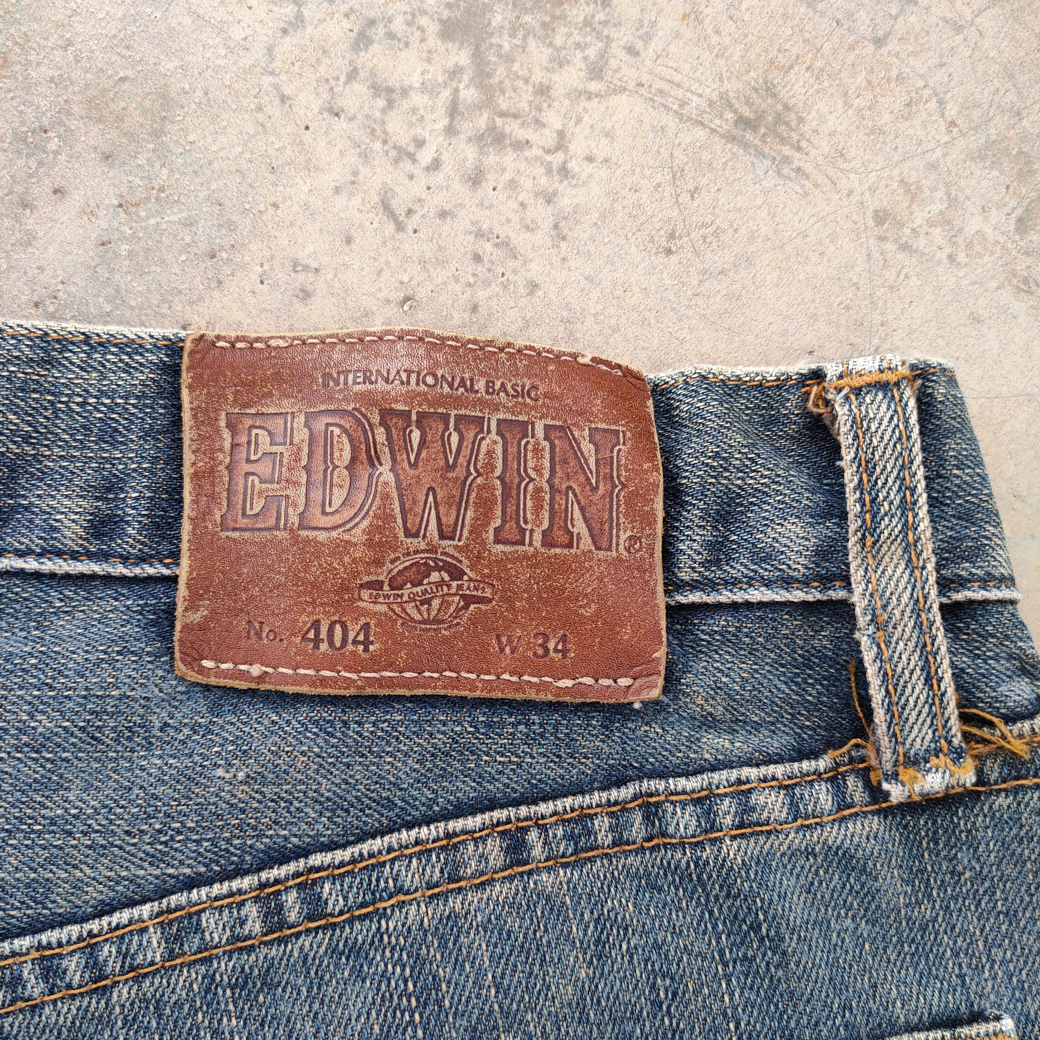 Edwin × Vintage W33 VINTAGE EDWIN RUSTY FADED DISTRESSED JEANS PANTS Size US 33 - 12 Thumbnail