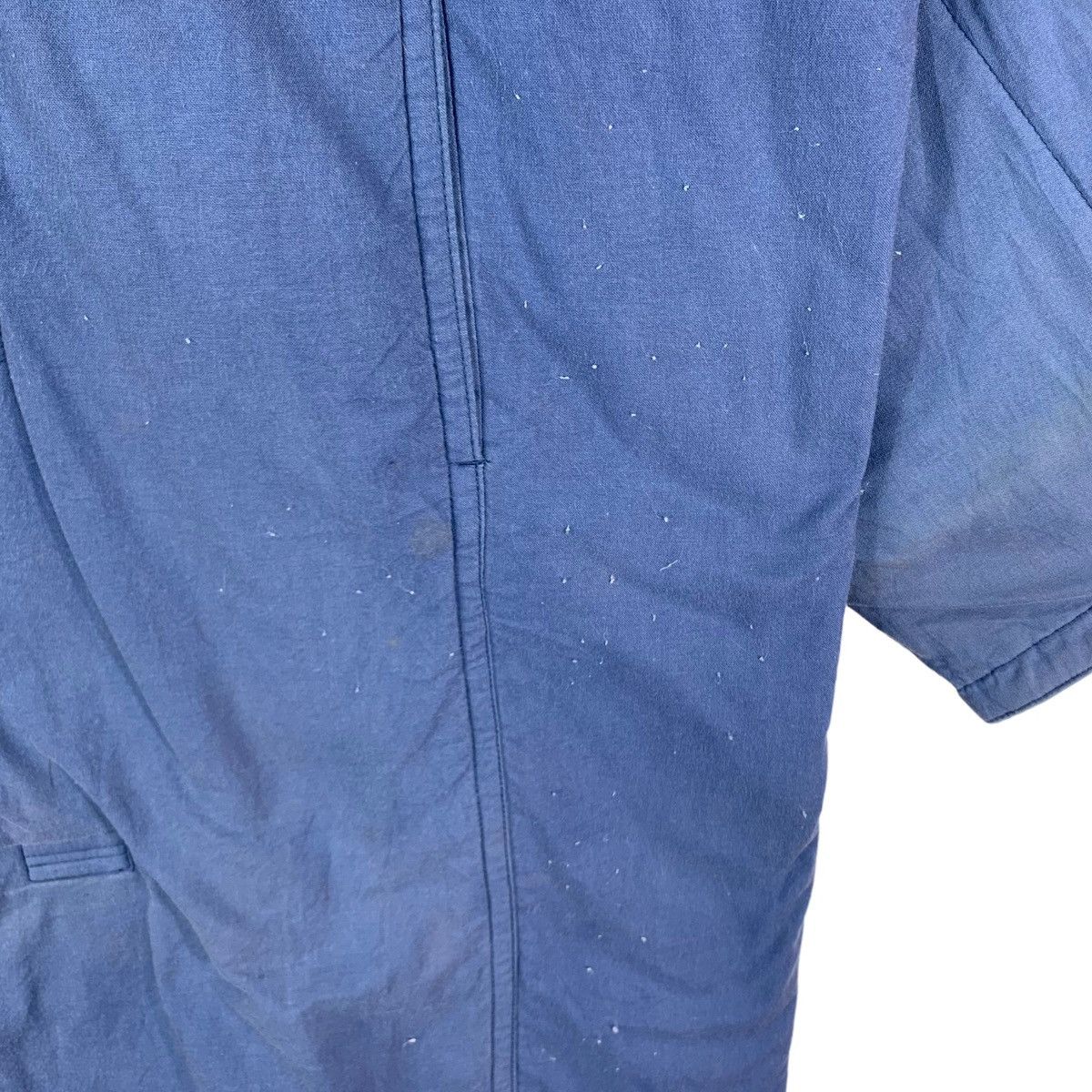Issey Miyake VINTAGE 80s ISSEY MIYAKE IS LABEL INDIGO DENIM BORO JACKET Size US XL / EU 56 / 4 - 16 Thumbnail