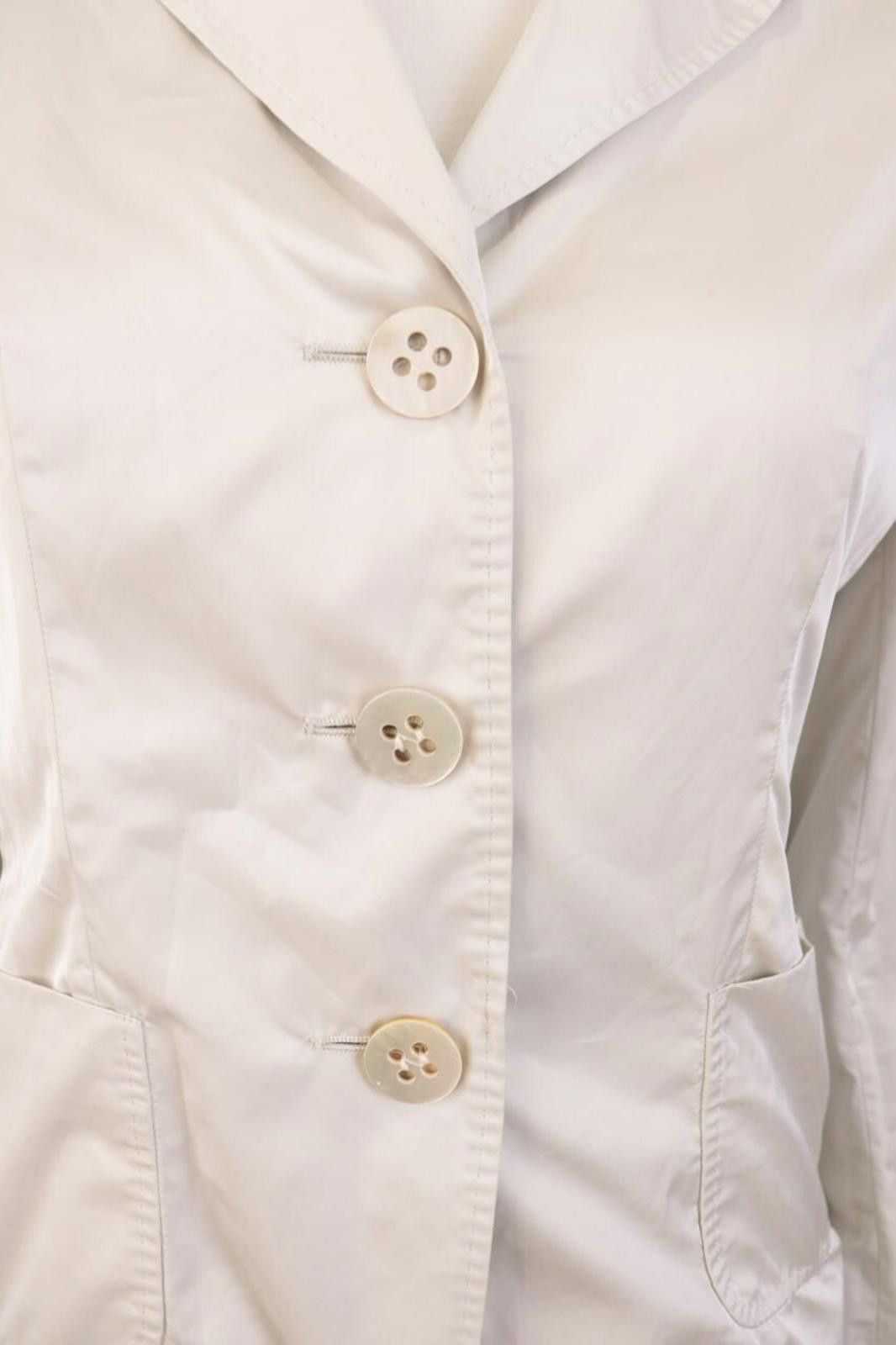 Designer Max Mara Cream Cupri Jacket Size I 40 / USA 6 / GB 8 Size M / US 6-8 / IT 42-44 - 3 Thumbnail