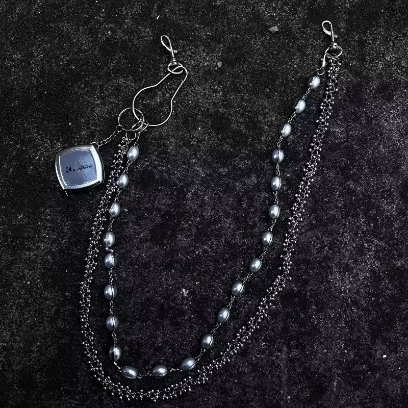 Jewelry Luxurious Metal Pearl Pants Chain Size ONE SIZE - 11 Thumbnail