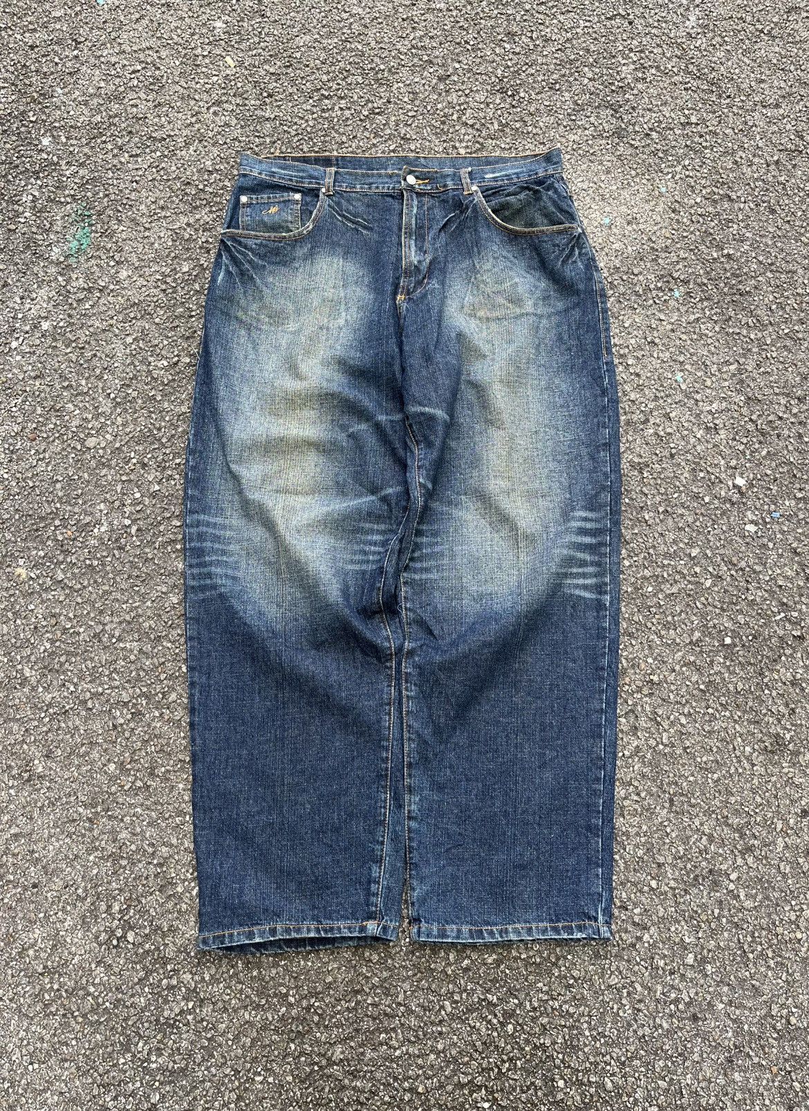 Southpole RARE Vintage Y2K Makaveli Tupac Baggy Denim Printed Jeans Size US 40 / EU 56 - 2 Thumbnail