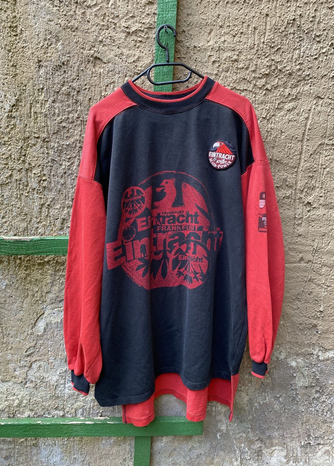 Puma Vintage Eintracht Frankfurt Sweatshirt 90s Puma Football PSG Size US XXL / EU 58 / 5 - 1 Thumbnail