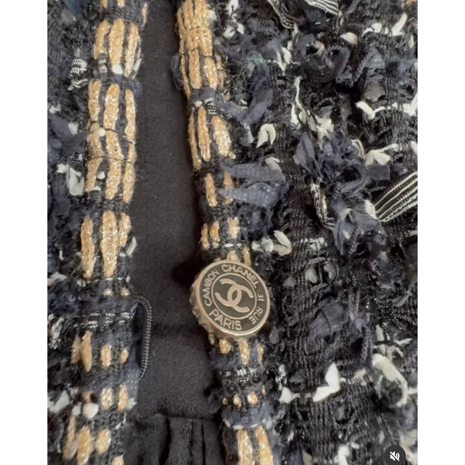 Chanel Chanel SS06 Fantasy Tweed Black Rope Trim Jacket Sz.38 Size S / US 4 / IT 40 - 8 Thumbnail