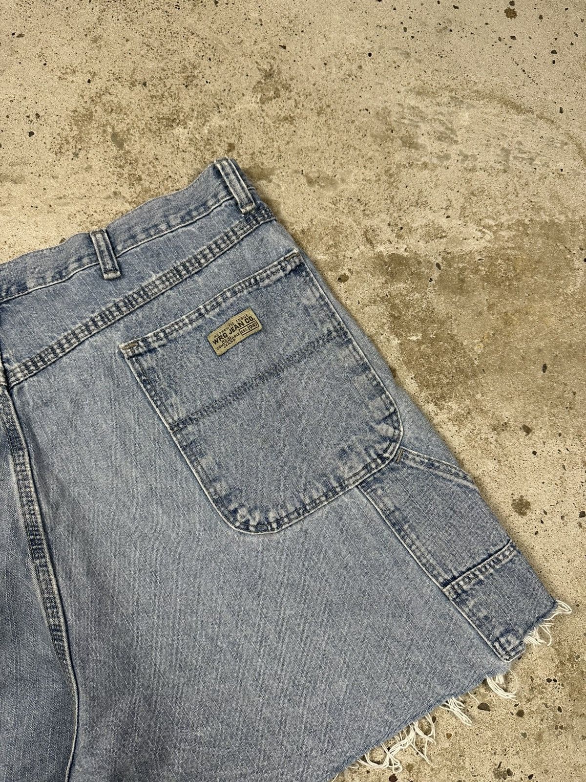 Wrangler Vintage 90s Wrangler Carpenter Distressed Denim Jeans Jorts Size US 36 / EU 52 - 4 Thumbnail