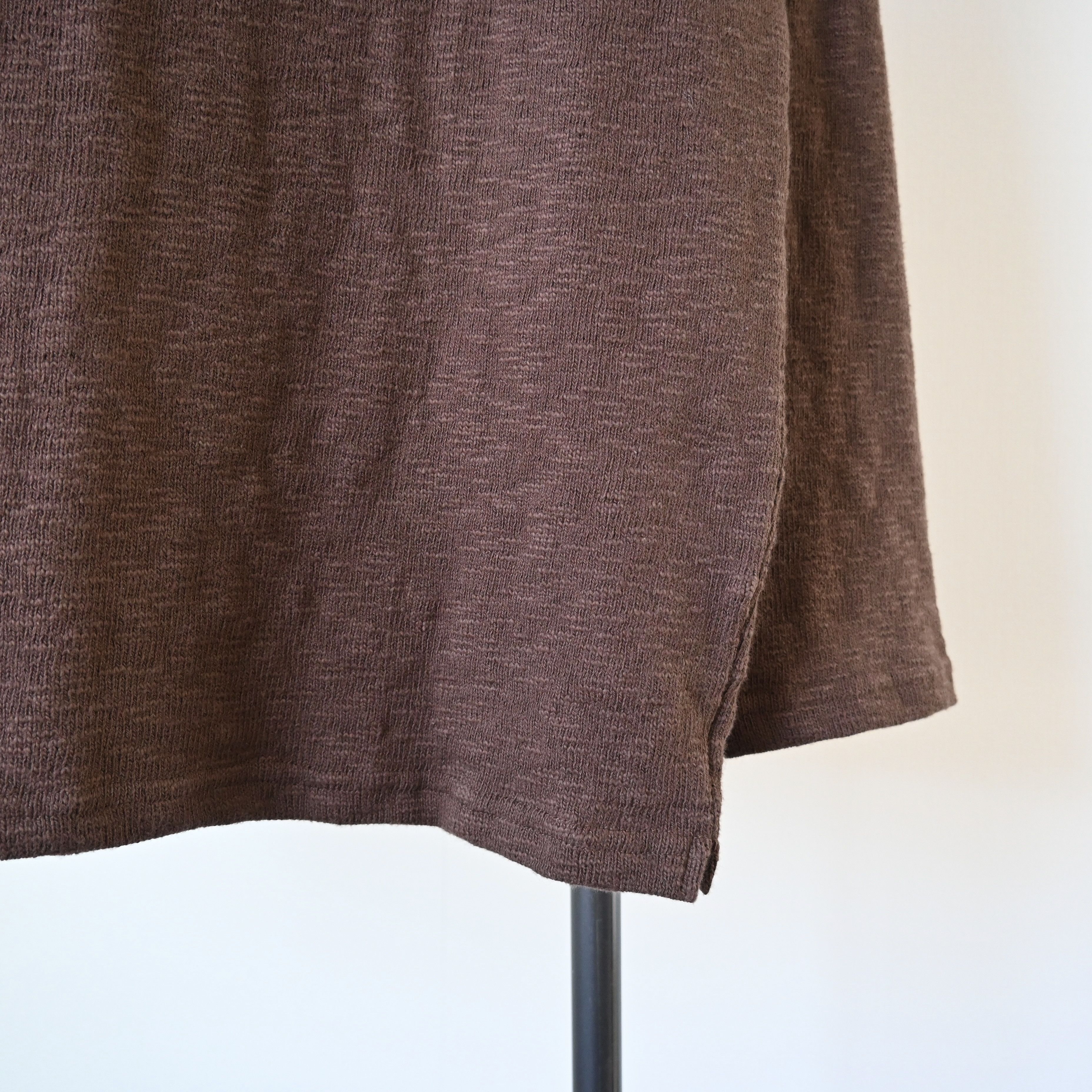 Japanese Brand Tieasy te001 heavyweight slub boatneck shirt, made in Japan Size US M / EU 48-50 / 2 - 4 Thumbnail
