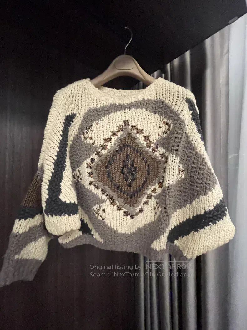 Brunello Cucinelli Brunello Cucinelli Handmade Cashmere Bright Knitted Sweate Size XS / US 0-2 / IT 36-38 - 1 Thumbnail