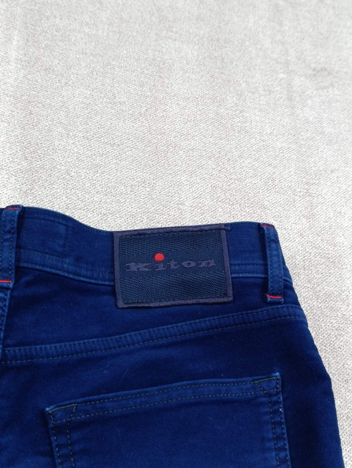 Kiton KITON NAPOLI MENS VELVET COTTON TROUSERS PANTS Size US 33 - 20 Thumbnail