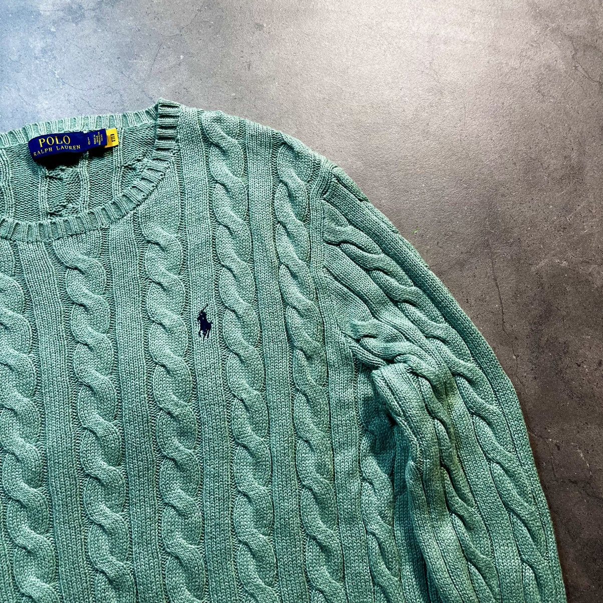 Polo Ralph Lauren Polo Ralph Lauren Small Pony Cable Knit Sweater Old Money Size US L / EU 52-54 / 3 - 3 Thumbnail