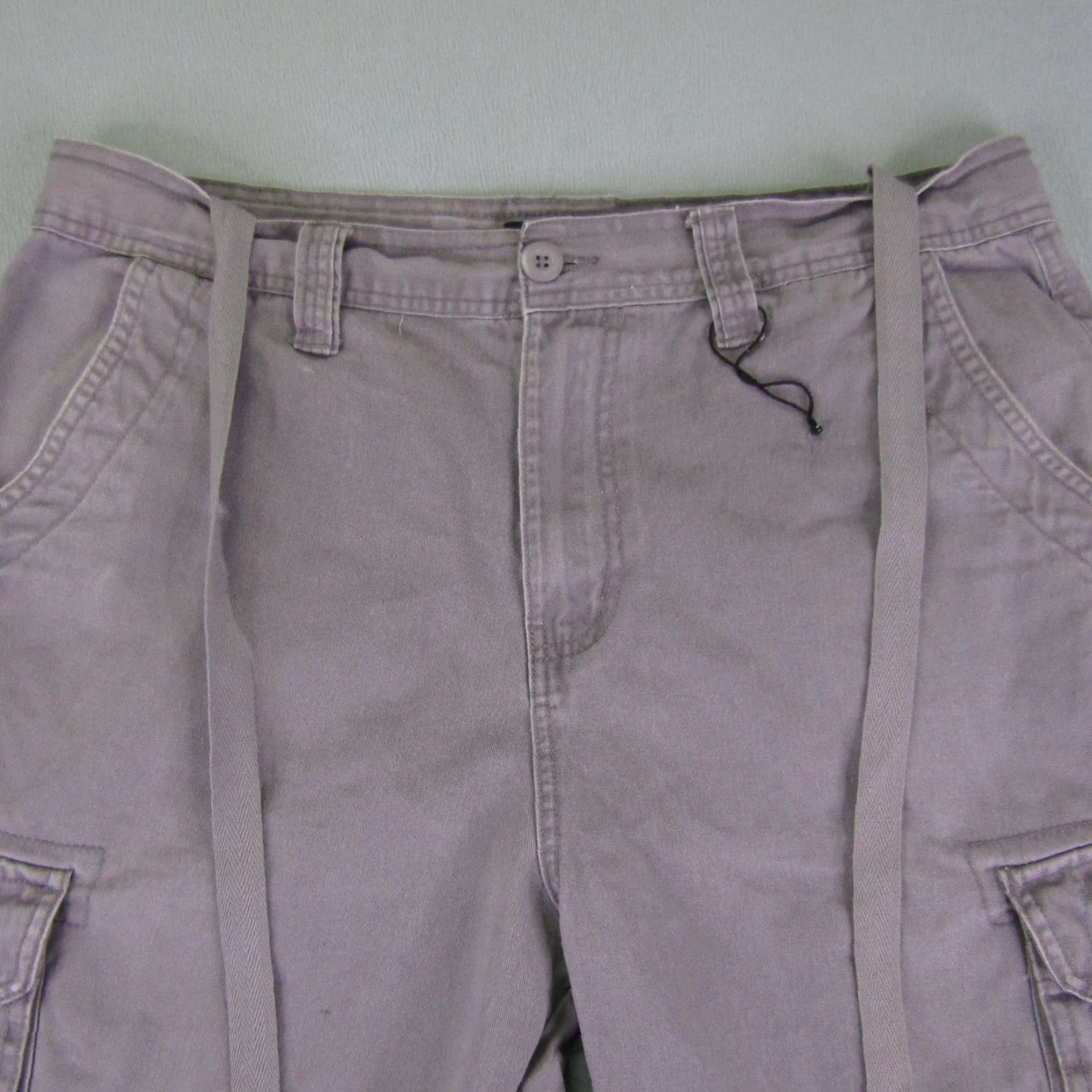 Vintage LA Gate Cargo Shorts Mens 36 Gray Baggy Outdoor Streetwear Y2K Size US 36 / EU 52 - 2 Thumbnail
