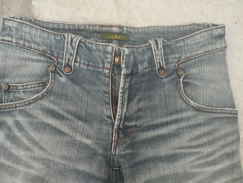 Obelisk Japanese Obelisk Grey Blue Straight-Skinny Jeans Size US 28 / EU 44 - 3 Thumbnail