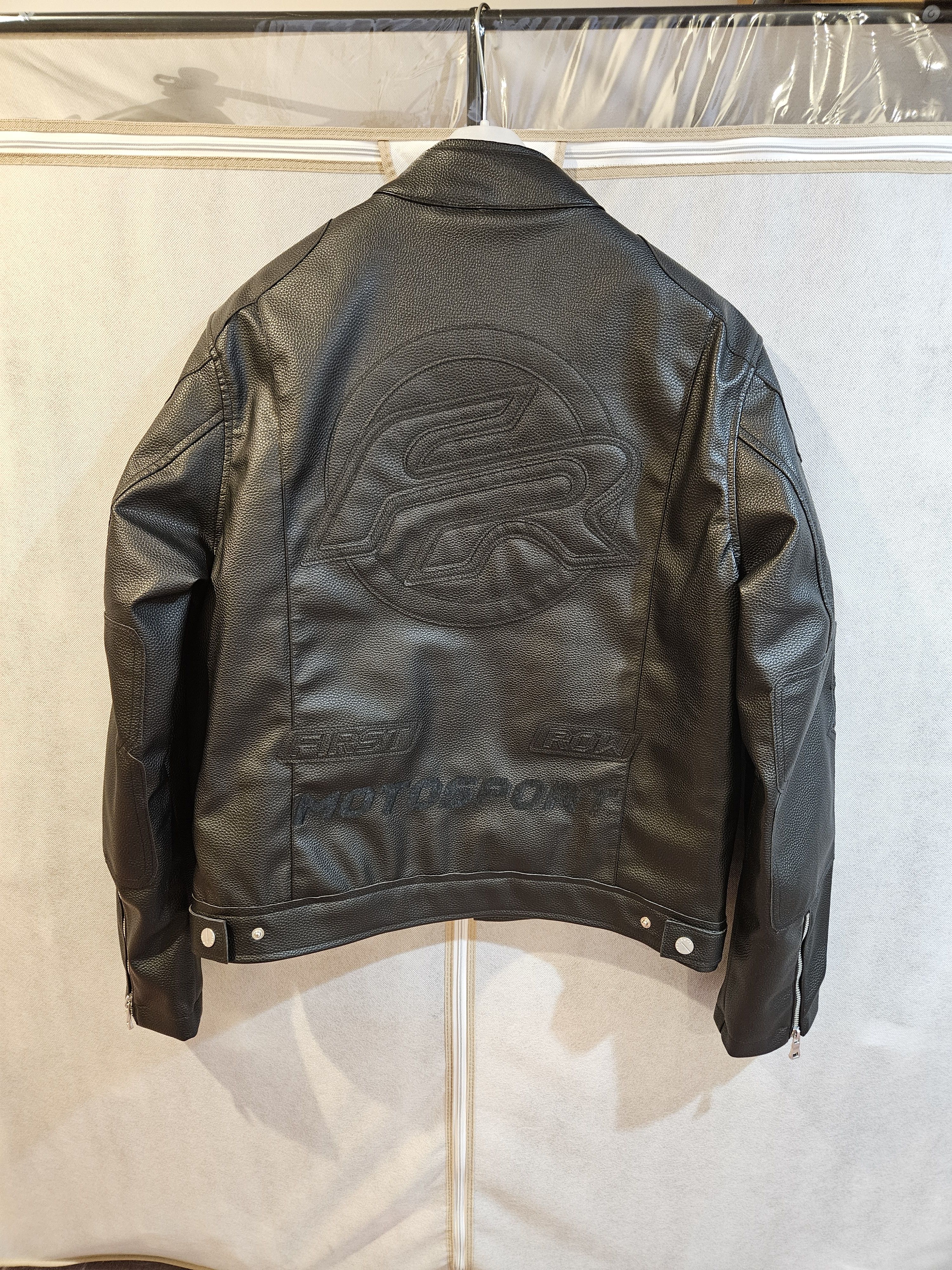 Other FIRST ROW Faux-Leather Biker Jacket Size US L / EU 52-54 / 3 - 8 Thumbnail