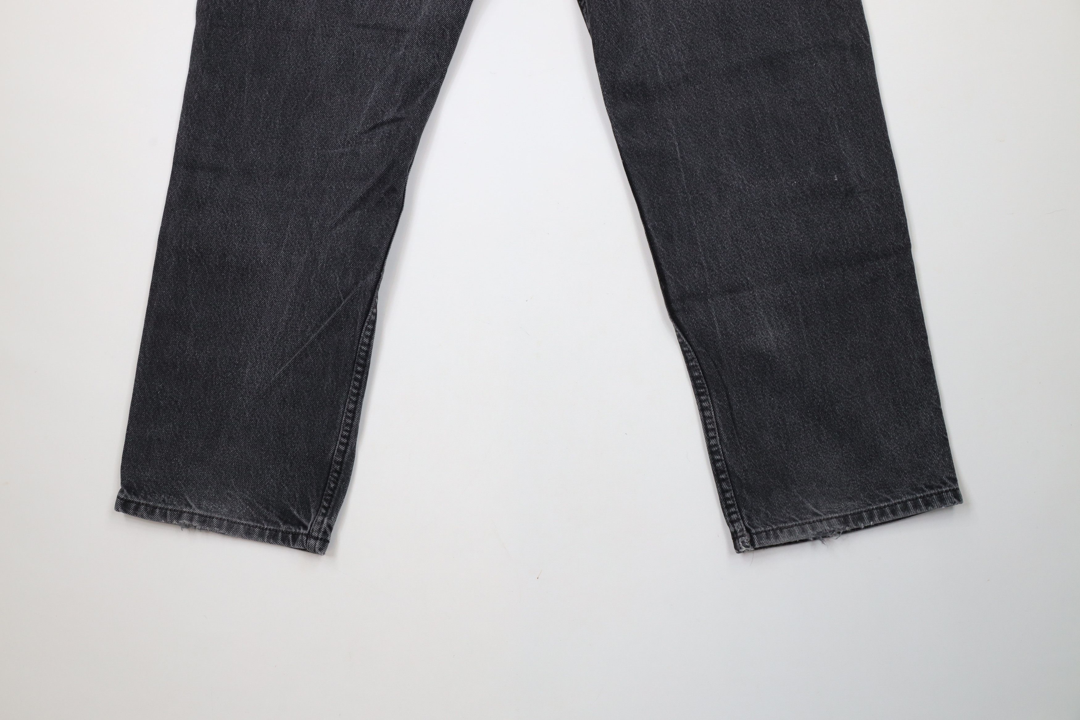 Levi's × Vintage Vintage Y2K 2005 Levis 550 Fit Denim Jeans Black Cotton Size 32 - 13 Thumbnail